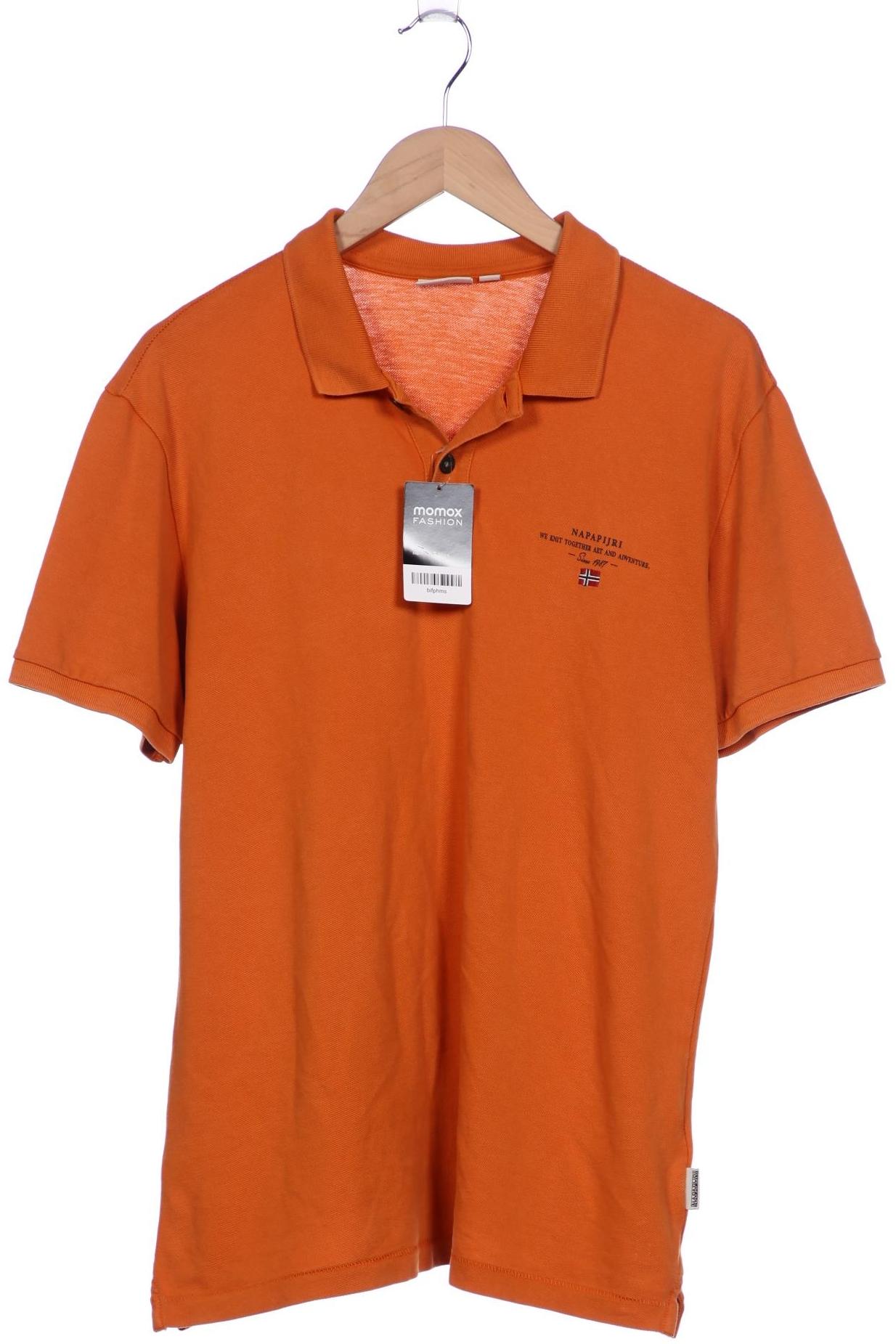 

Napapijri Herren Poloshirt, orange, Gr. 54