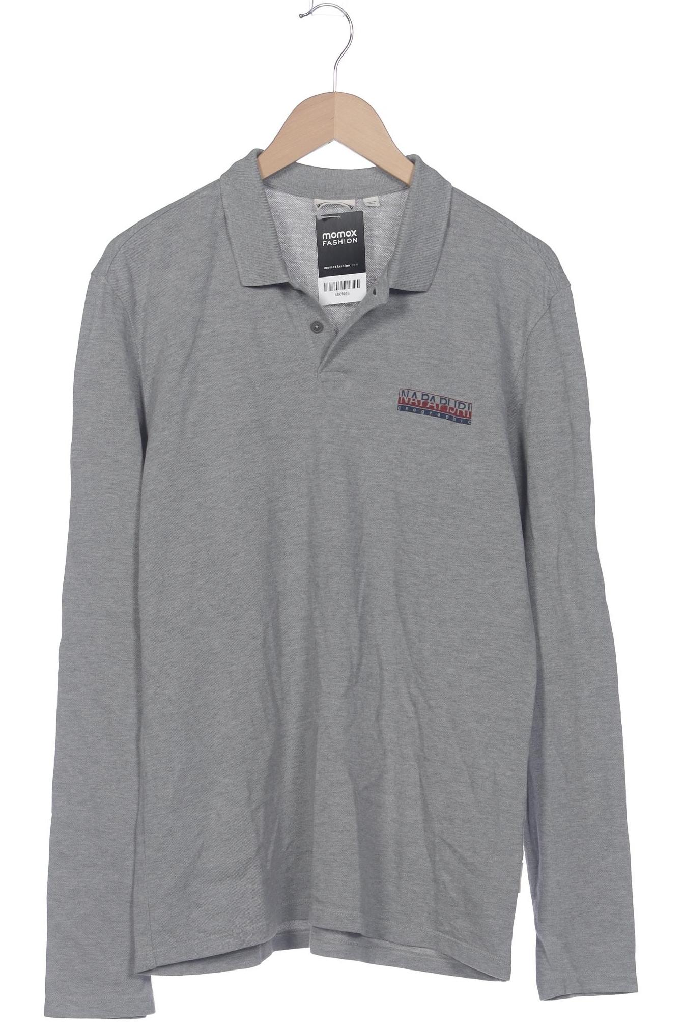 

Napapijri Herren Poloshirt, grau, Gr. 52