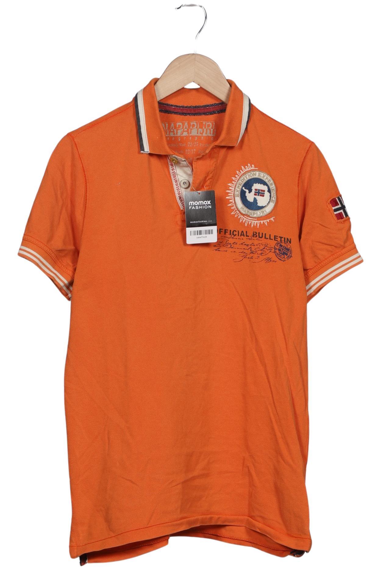 

Napapijri Herren Poloshirt, orange, Gr. 48