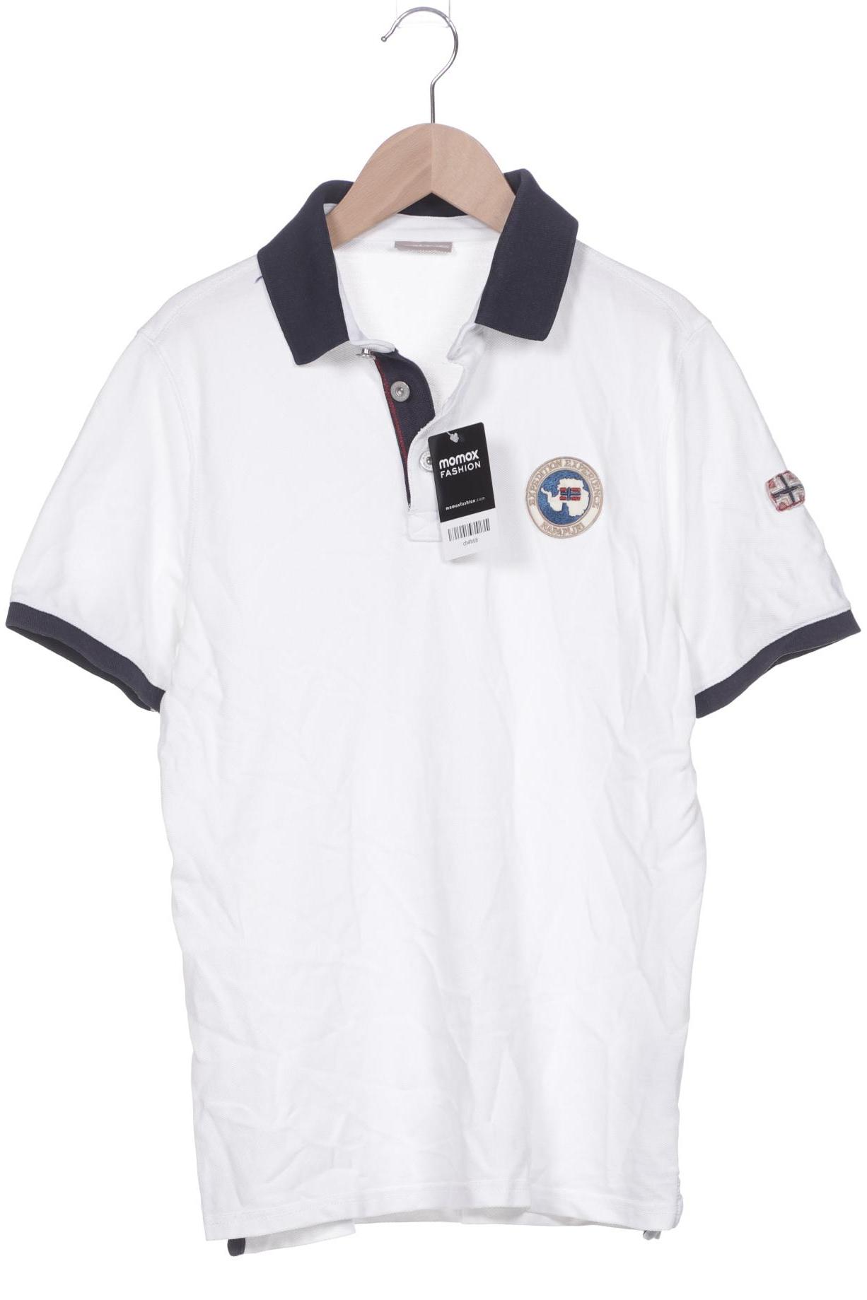 

Napapijri Herren Poloshirt, weiß, Gr. 46