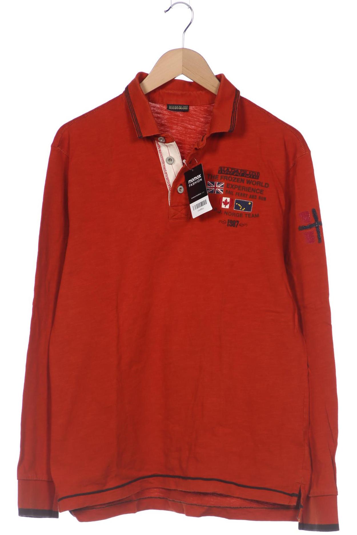 

Napapijri Herren Poloshirt, orange, Gr. 54
