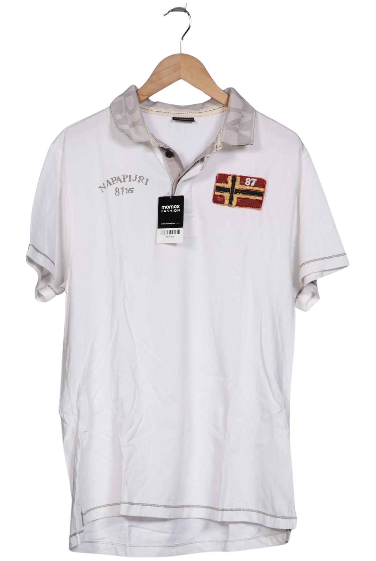 

Napapijri Herren Poloshirt, weiß, Gr. 54