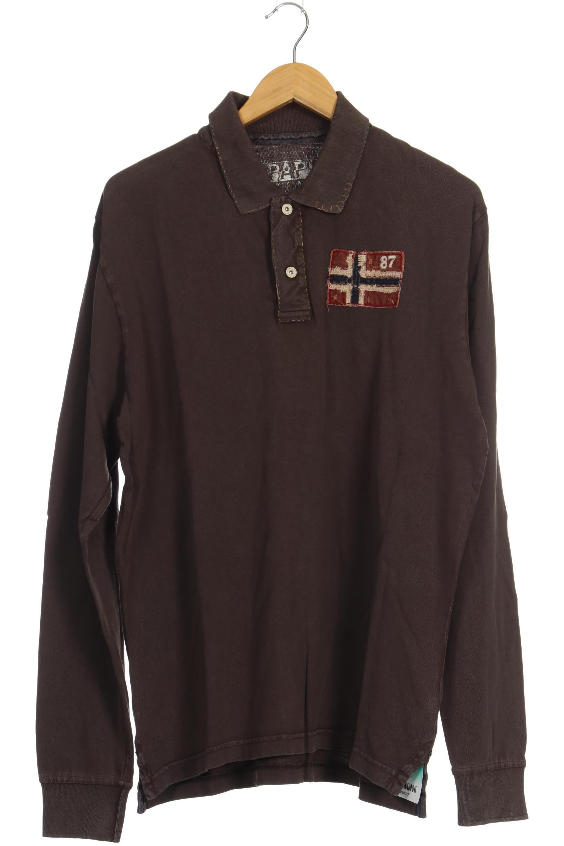

Napapijri Herren Poloshirt, braun, Gr.