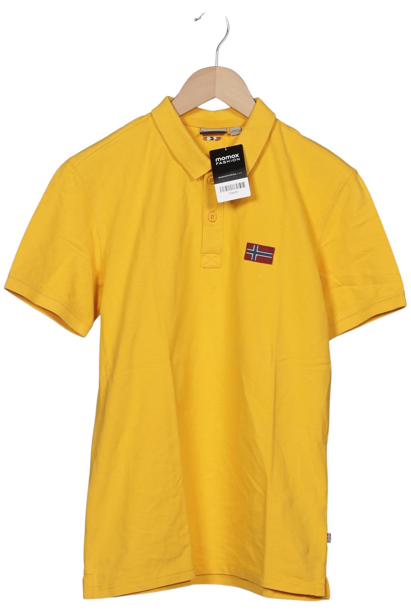 

Napapijri Herren Poloshirt, gelb, Gr. 48
