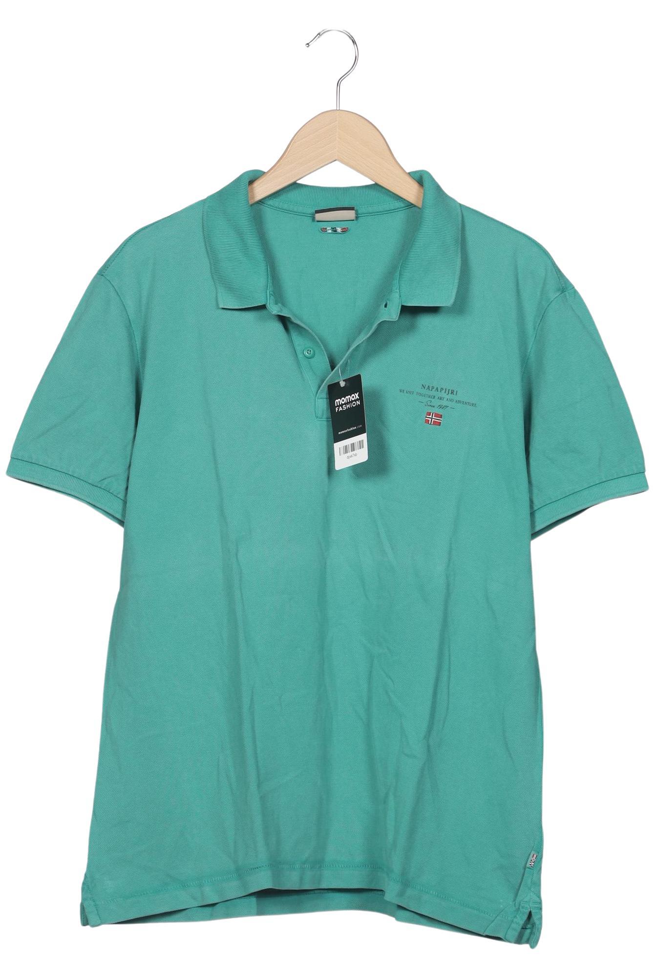 

Napapijri Herren Poloshirt, türkis, Gr. 54