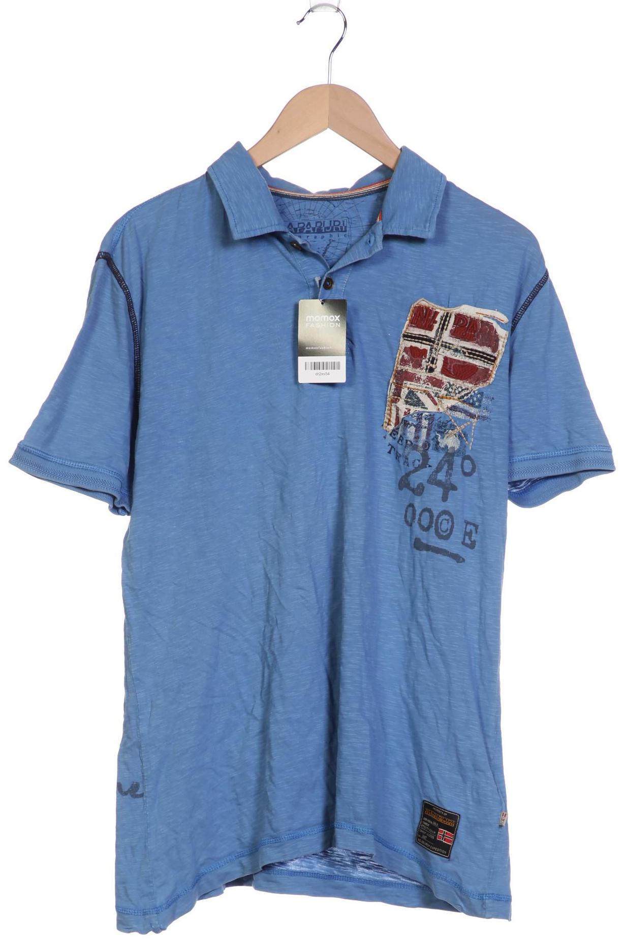 

Napapijri Herren Poloshirt, blau, Gr. 54