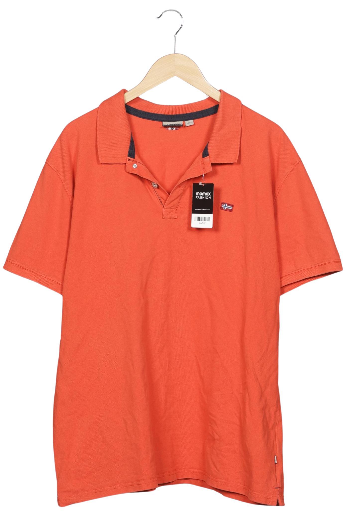 

Napapijri Herren Poloshirt, orange, Gr. 58