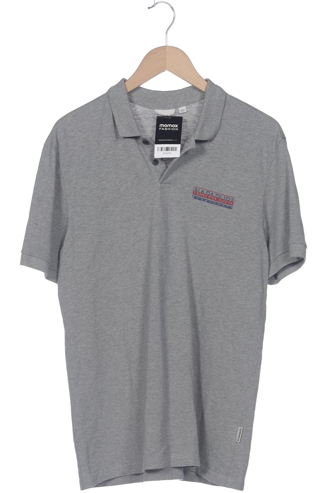 

Napapijri Herren Poloshirt, grau, Gr. 52