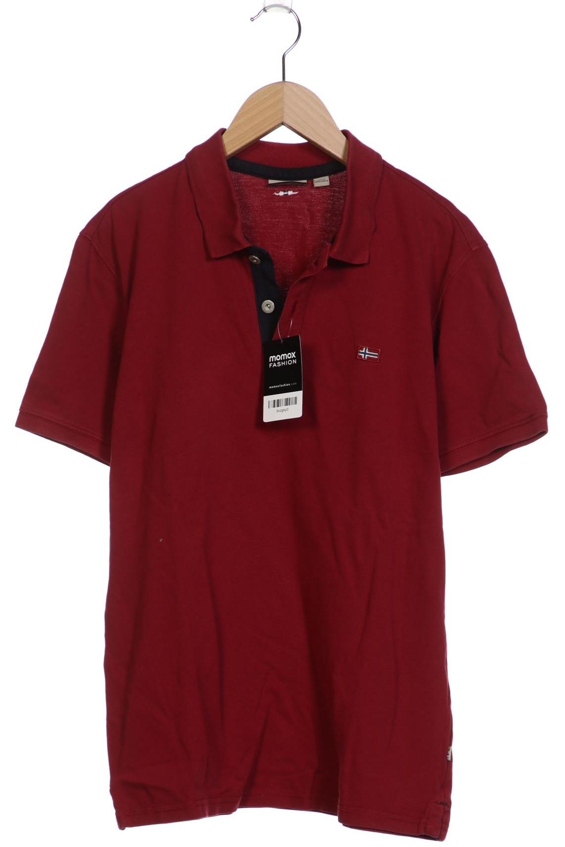 

Napapijri Herren Poloshirt, bordeaux, Gr. 48