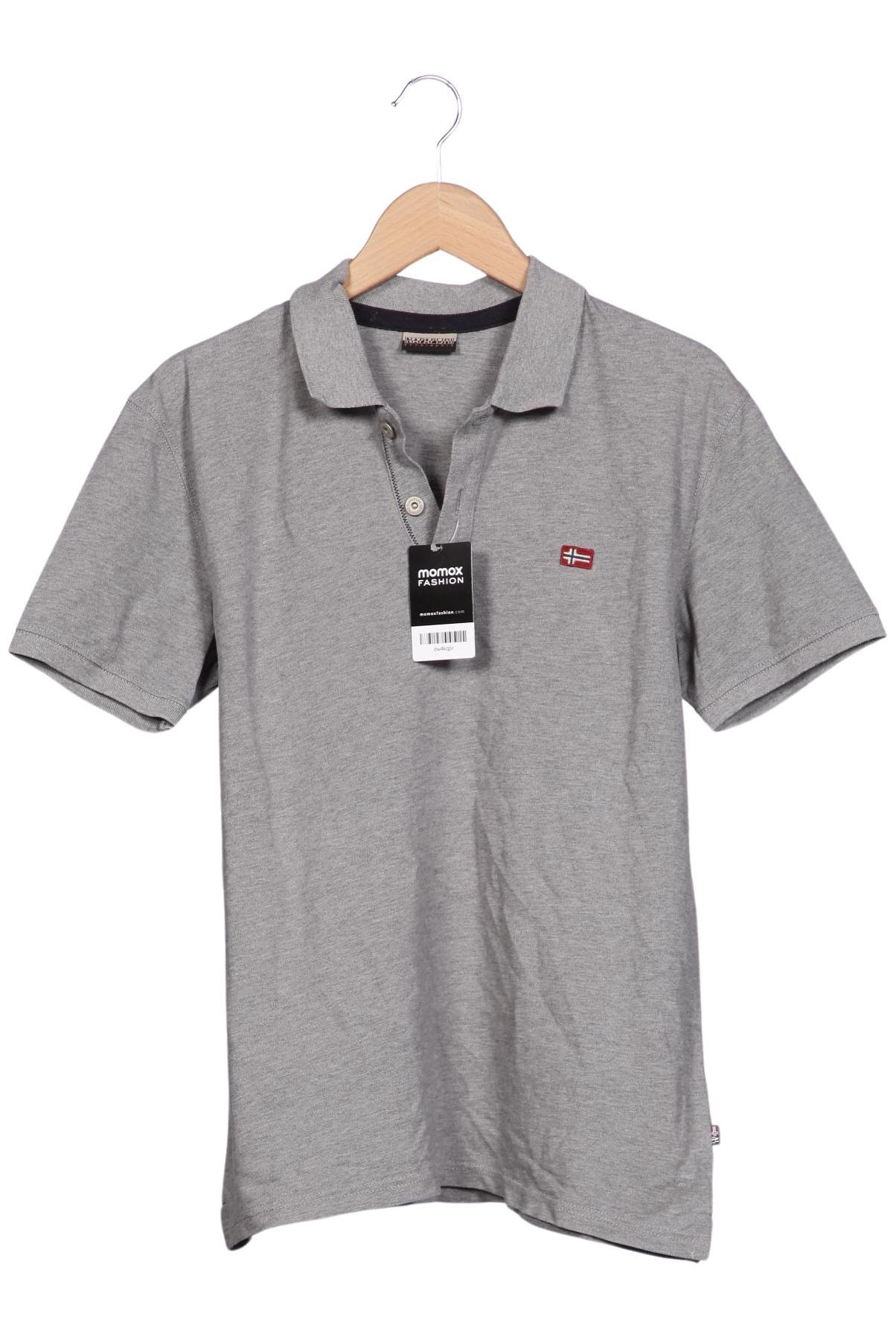 

Napapijri Herren Poloshirt, grau, Gr. 52