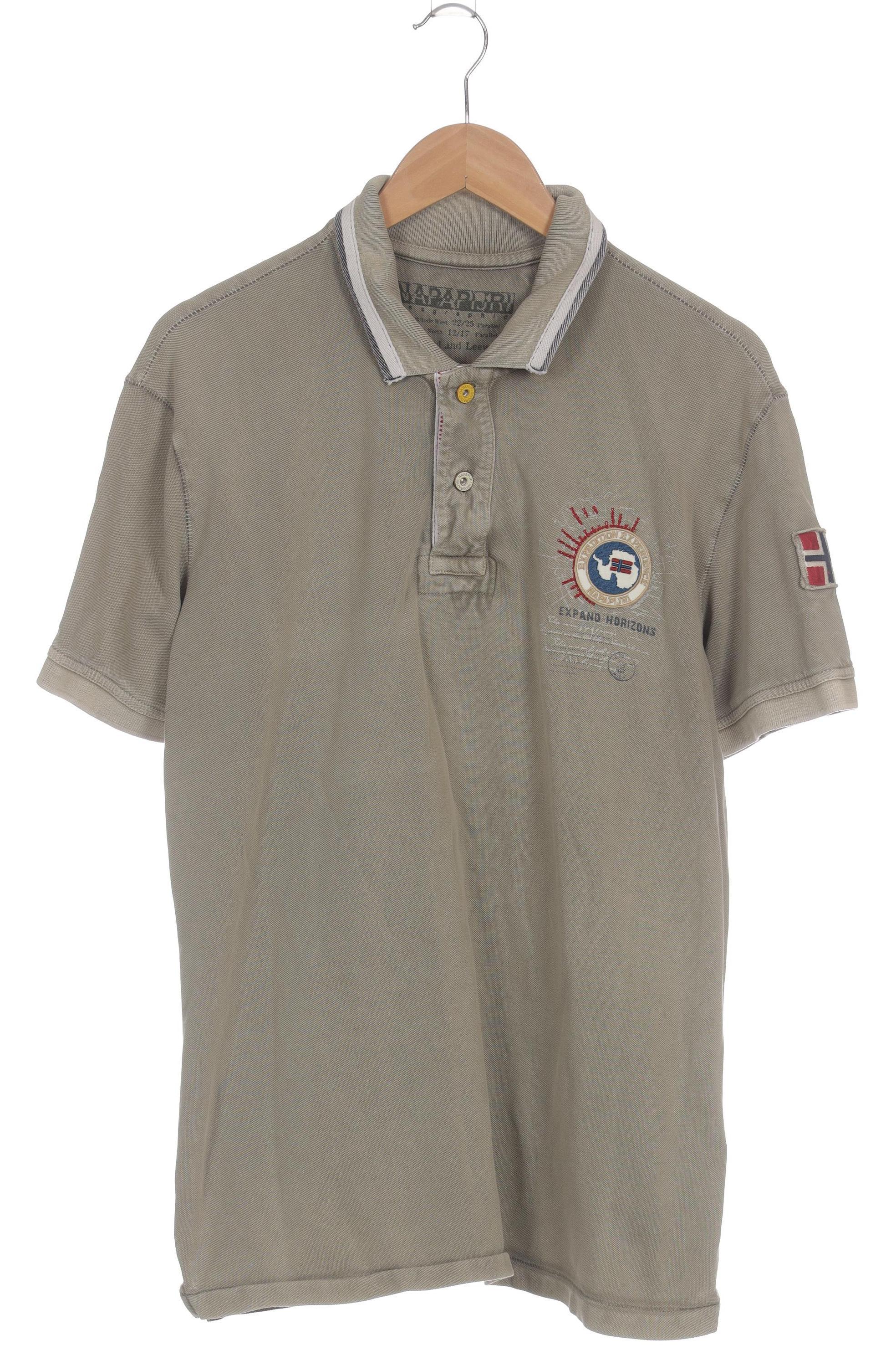 

Napapijri Herren Poloshirt, beige, Gr.