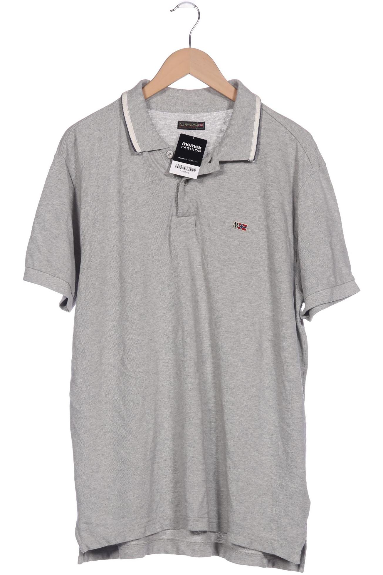 

Napapijri Herren Poloshirt, grau, Gr. 56