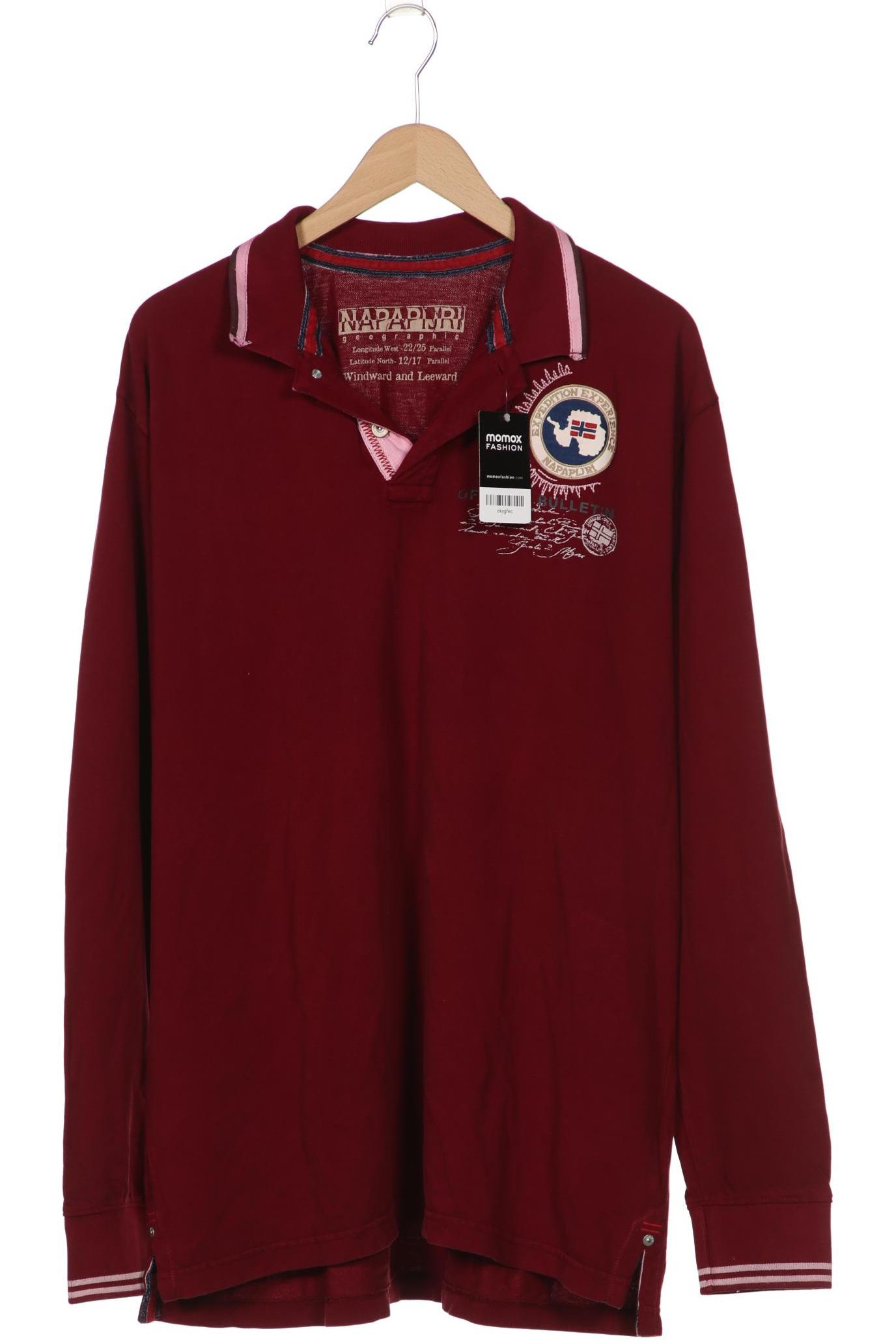 

Napapijri Herren Poloshirt, bordeaux, Gr. 58