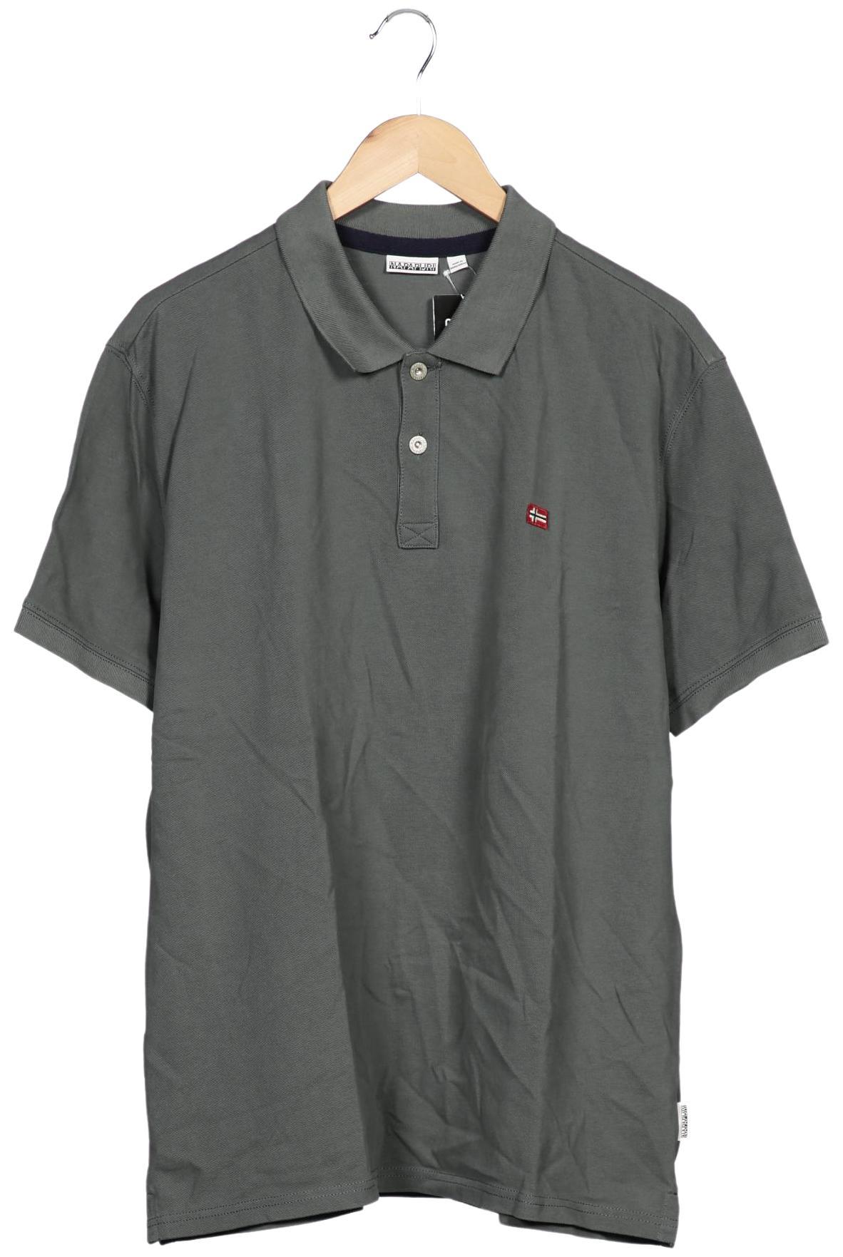 

Napapijri Herren Poloshirt, grau, Gr. 58
