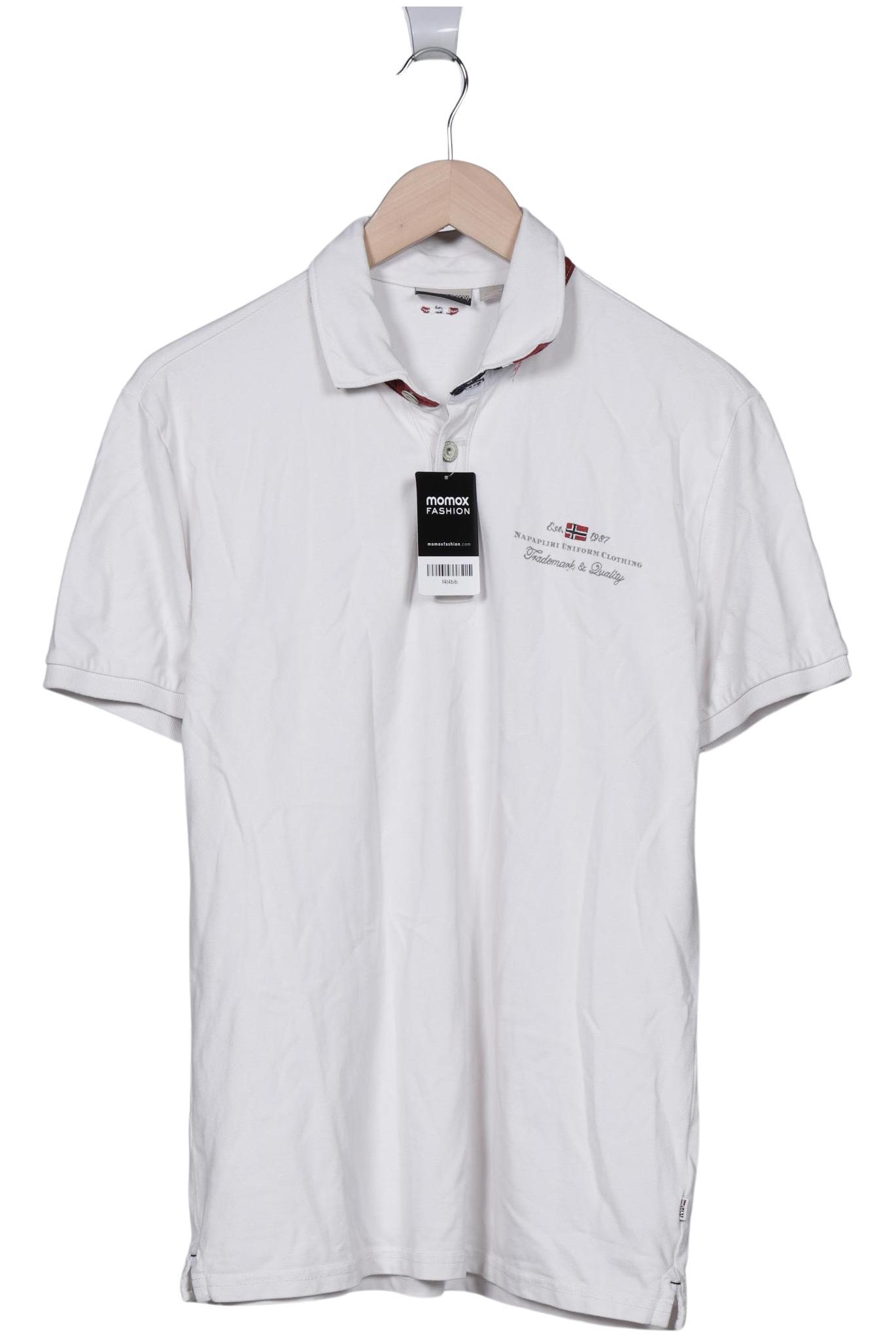 

Napapijri Herren Poloshirt, weiß, Gr. 48