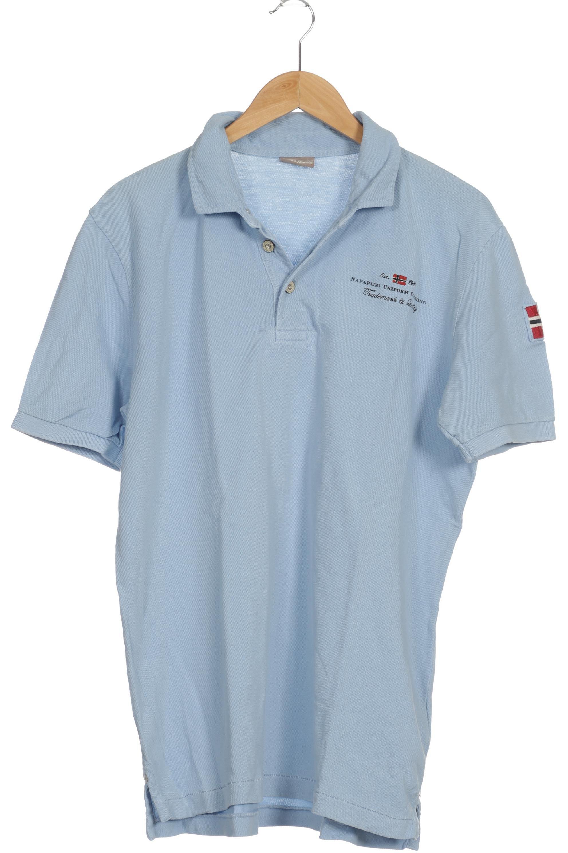 

Napapijri Herren Poloshirt, blau, Gr.