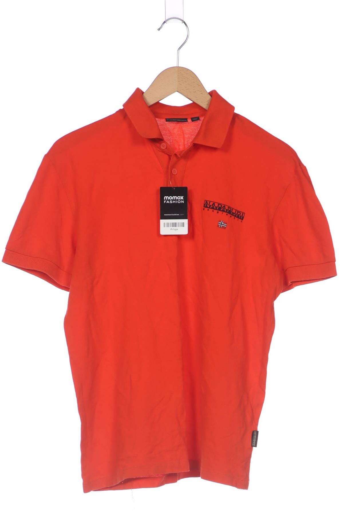 

Napapijri Herren Poloshirt, orange, Gr. 48