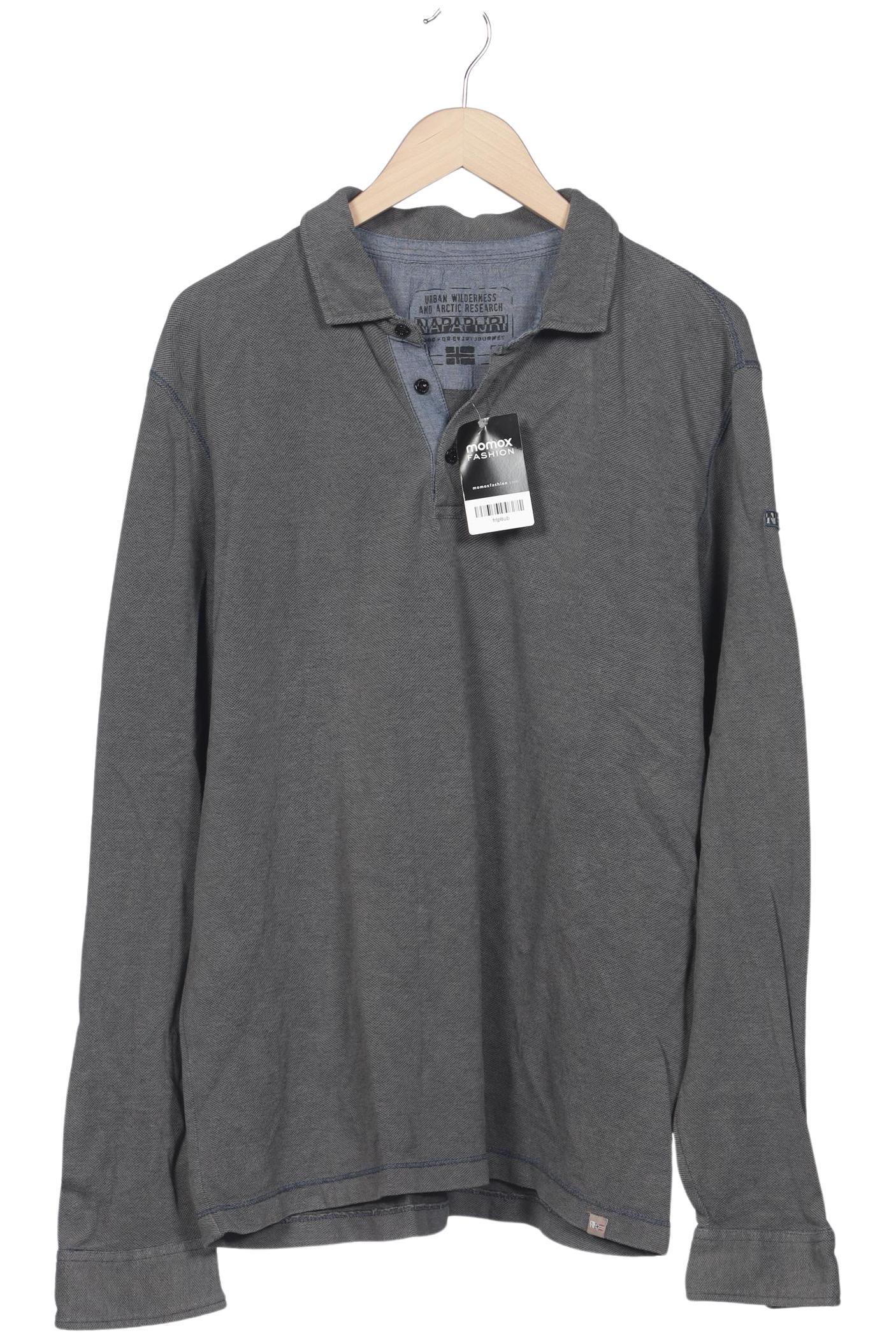 

Napapijri Herren Poloshirt, grau, Gr. 56