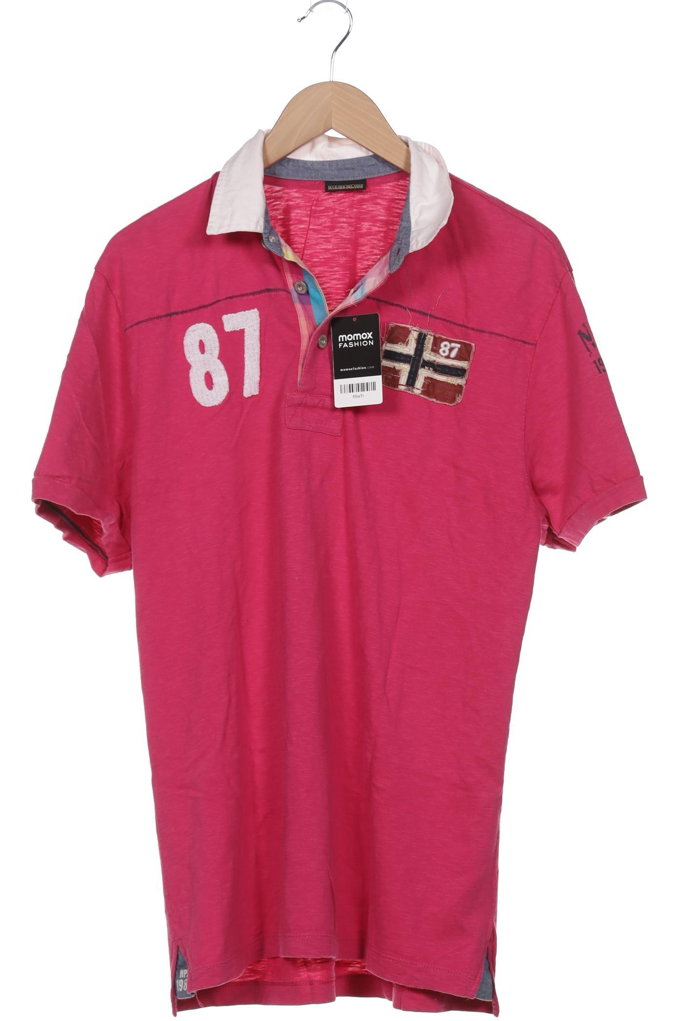 

Napapijri Herren Poloshirt, pink, Gr. 54