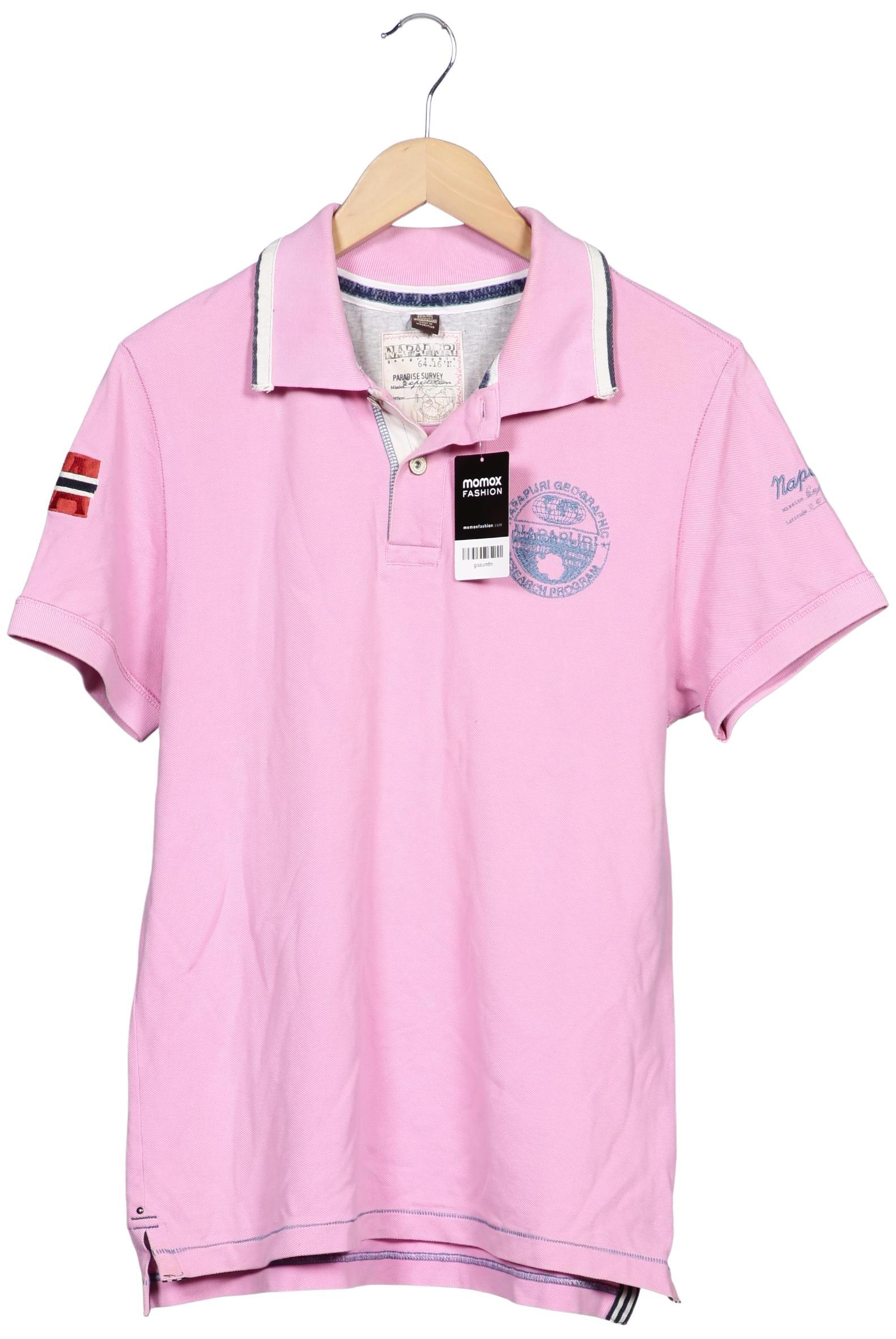

Napapijri Herren Poloshirt, pink, Gr. 52