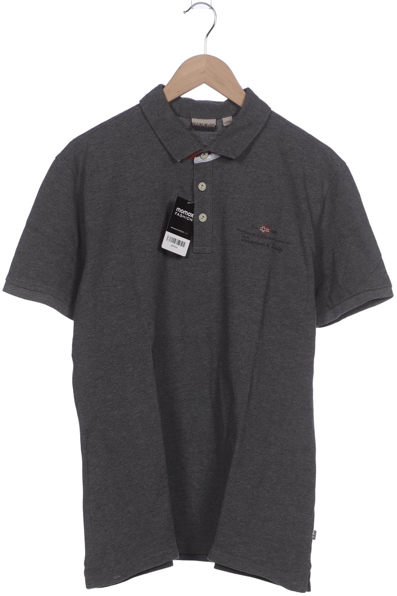 

Napapijri Herren Poloshirt, grau, Gr. 54