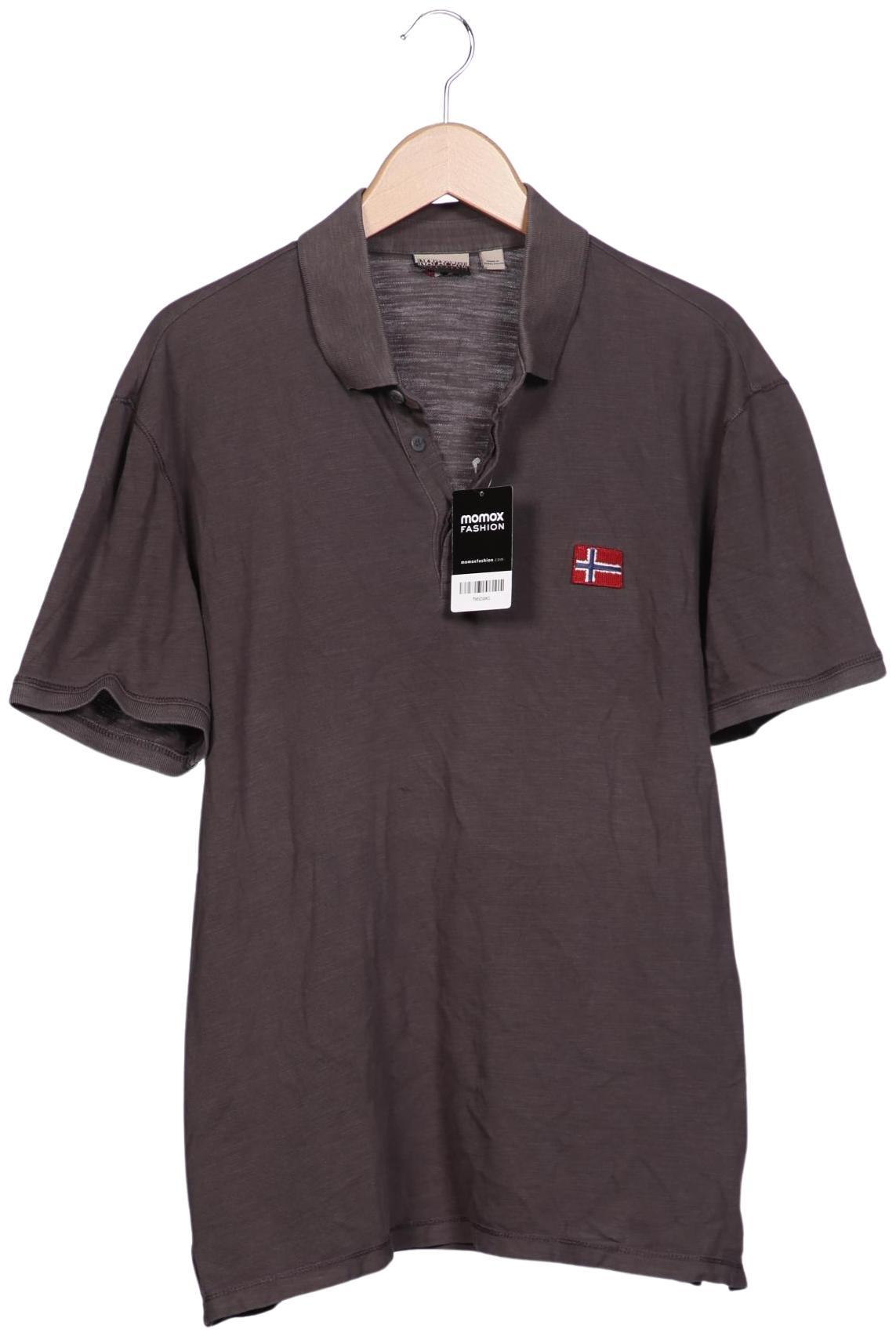 

Napapijri Herren Poloshirt, grau, Gr. 54