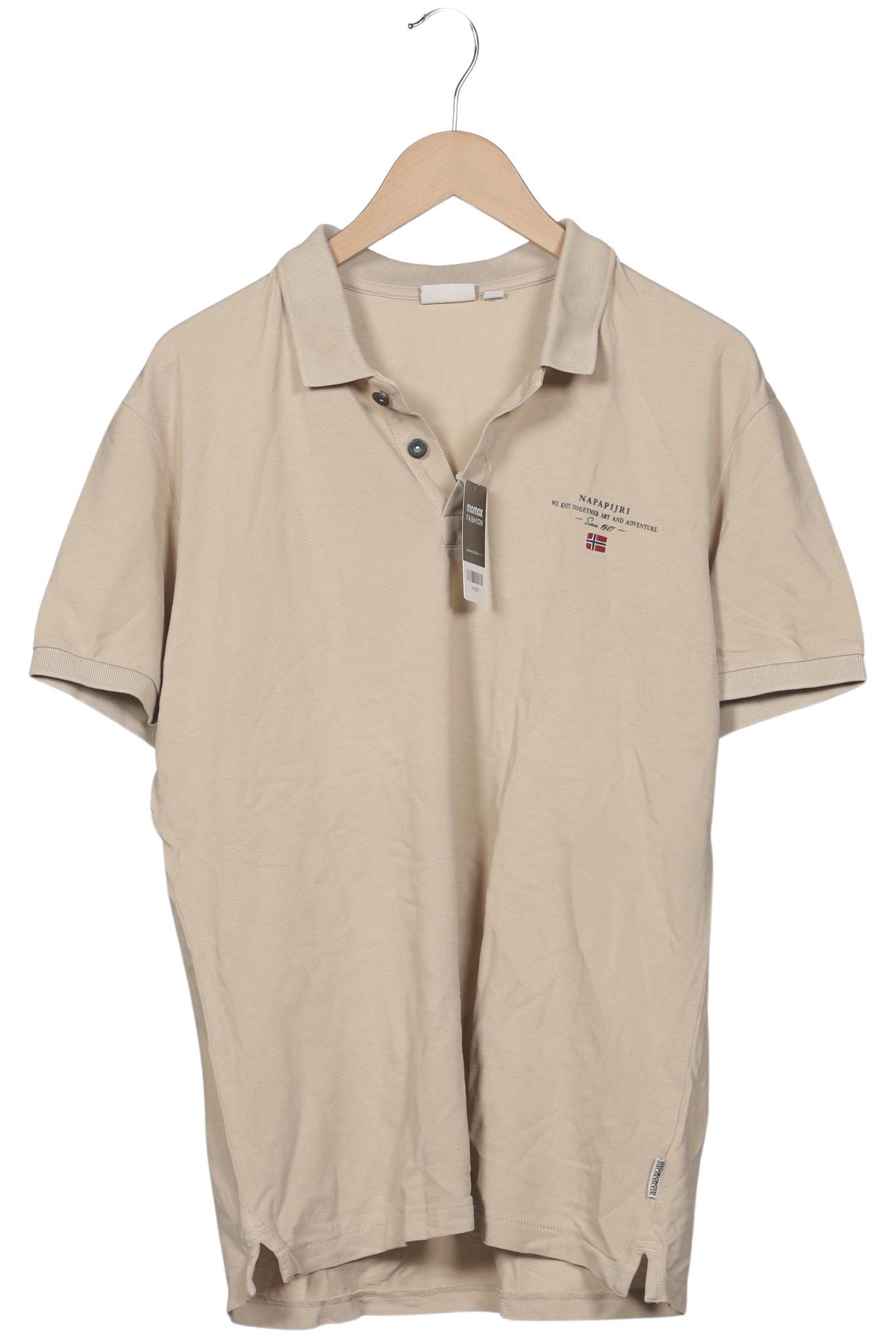 

Napapijri Herren Poloshirt, beige, Gr. 54