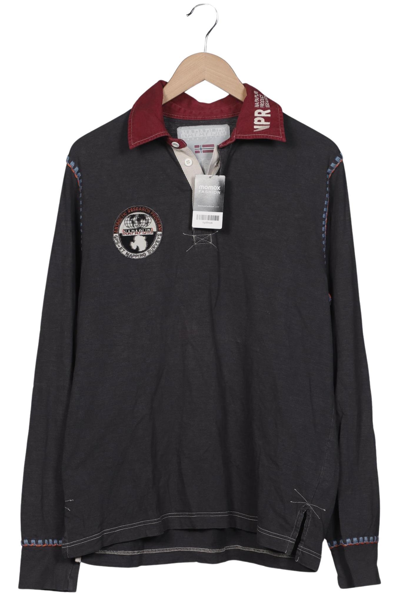 

Napapijri Herren Poloshirt, grau, Gr. 54