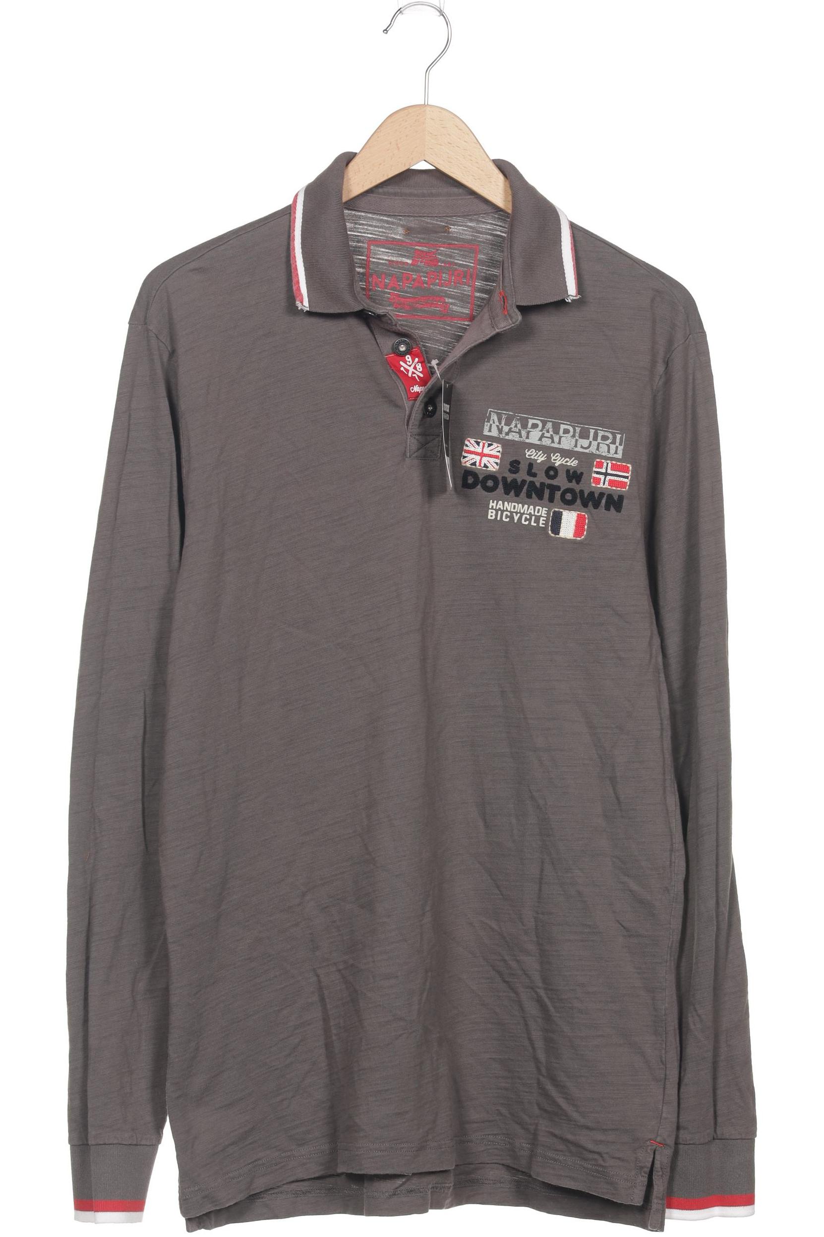 

Napapijri Herren Poloshirt, grau, Gr. 54