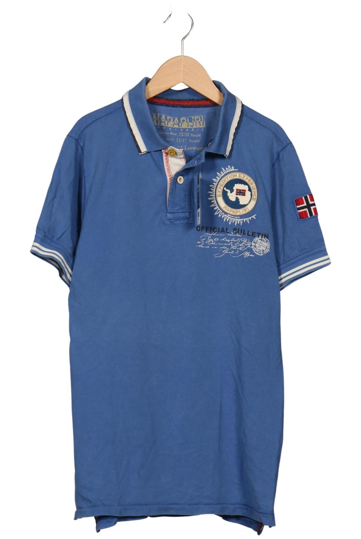 

Napapijri Herren Poloshirt, blau, Gr. 48