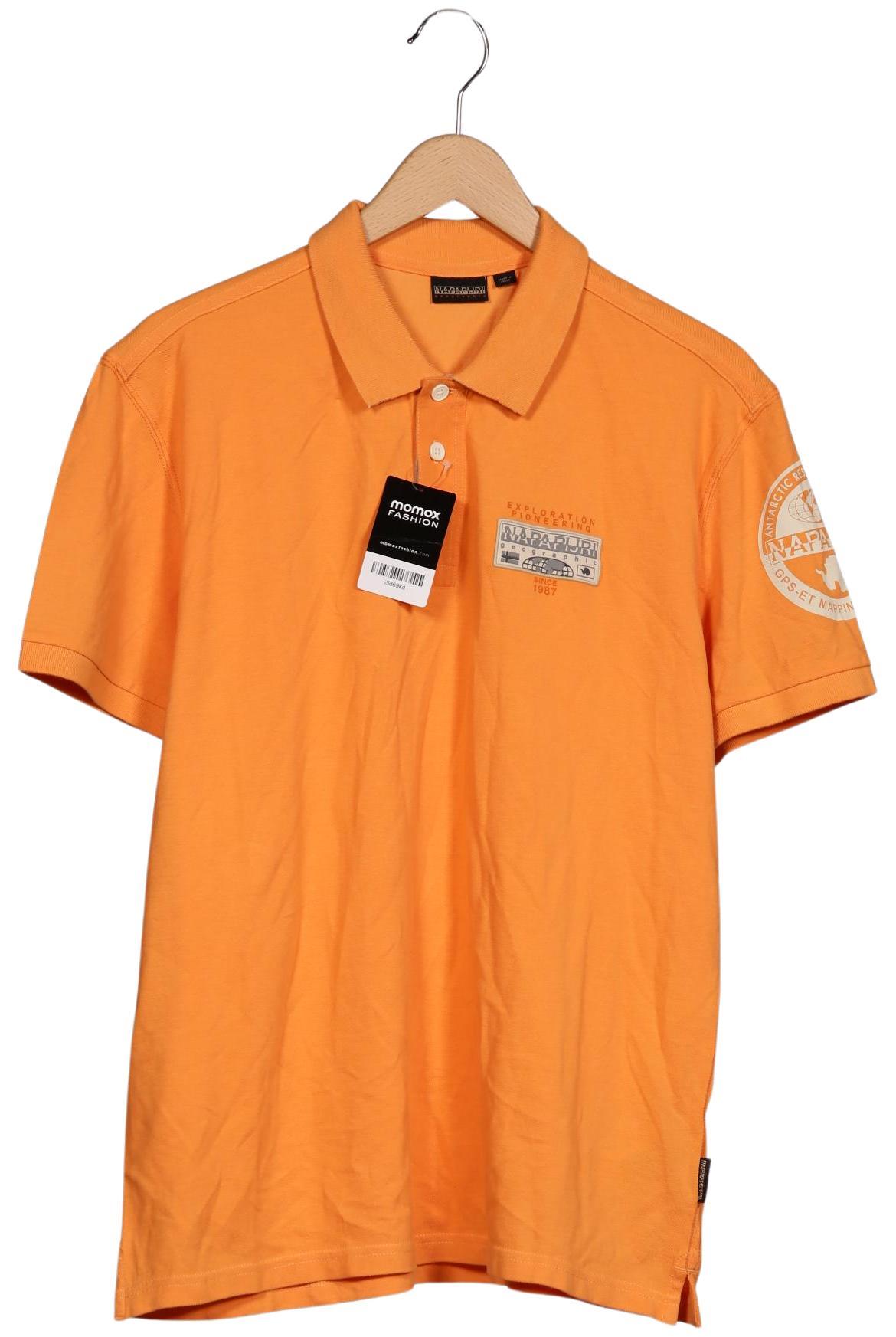 

Napapijri Herren Poloshirt, orange, Gr. 54
