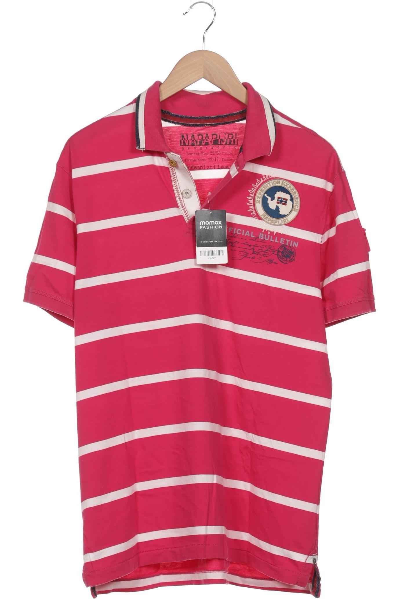 

Napapijri Herren Poloshirt, pink, Gr. 54