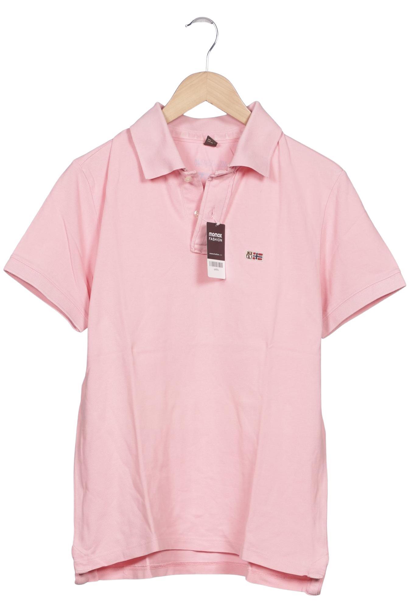 

Napapijri Herren Poloshirt, pink, Gr. 52
