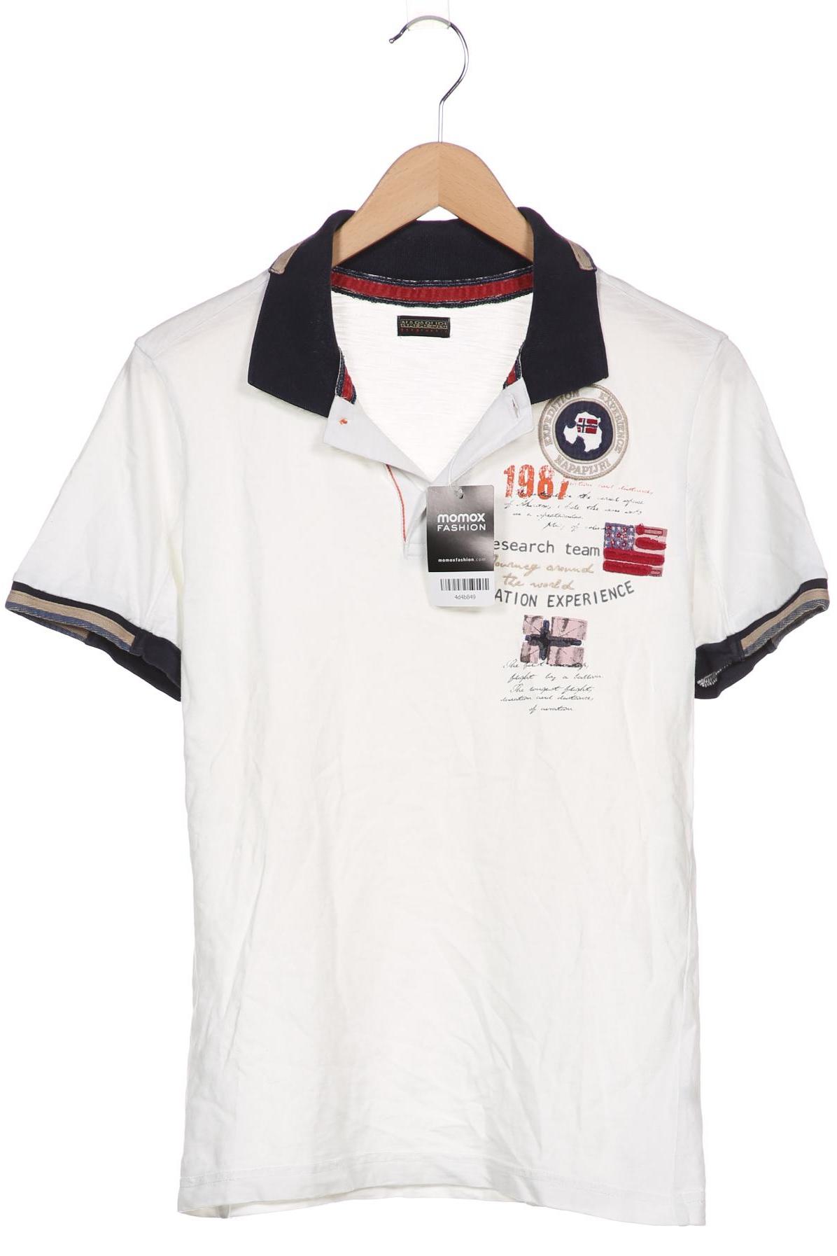 

Napapijri Herren Poloshirt, weiß, Gr. 48