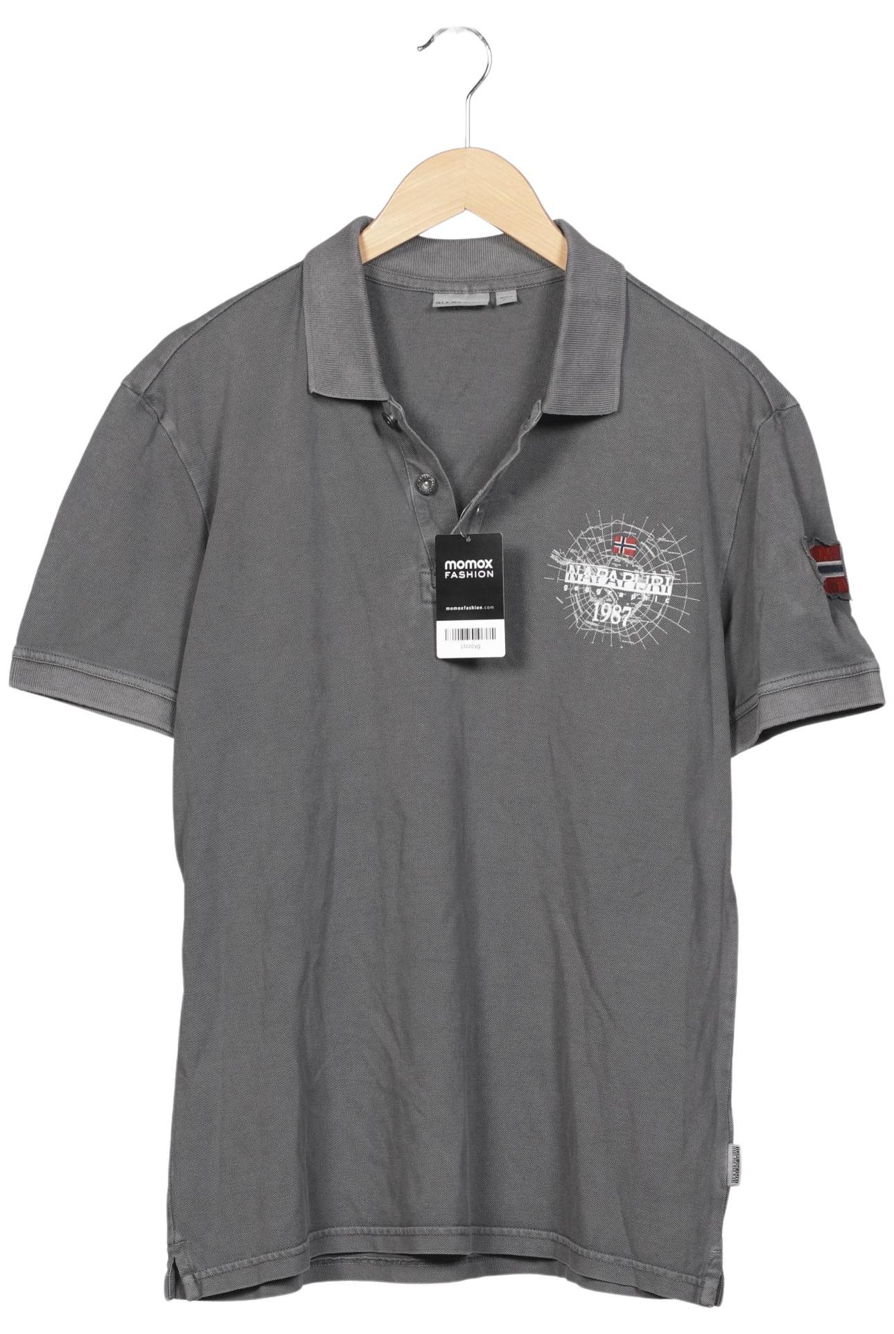 

Napapijri Herren Poloshirt, grau, Gr. 54