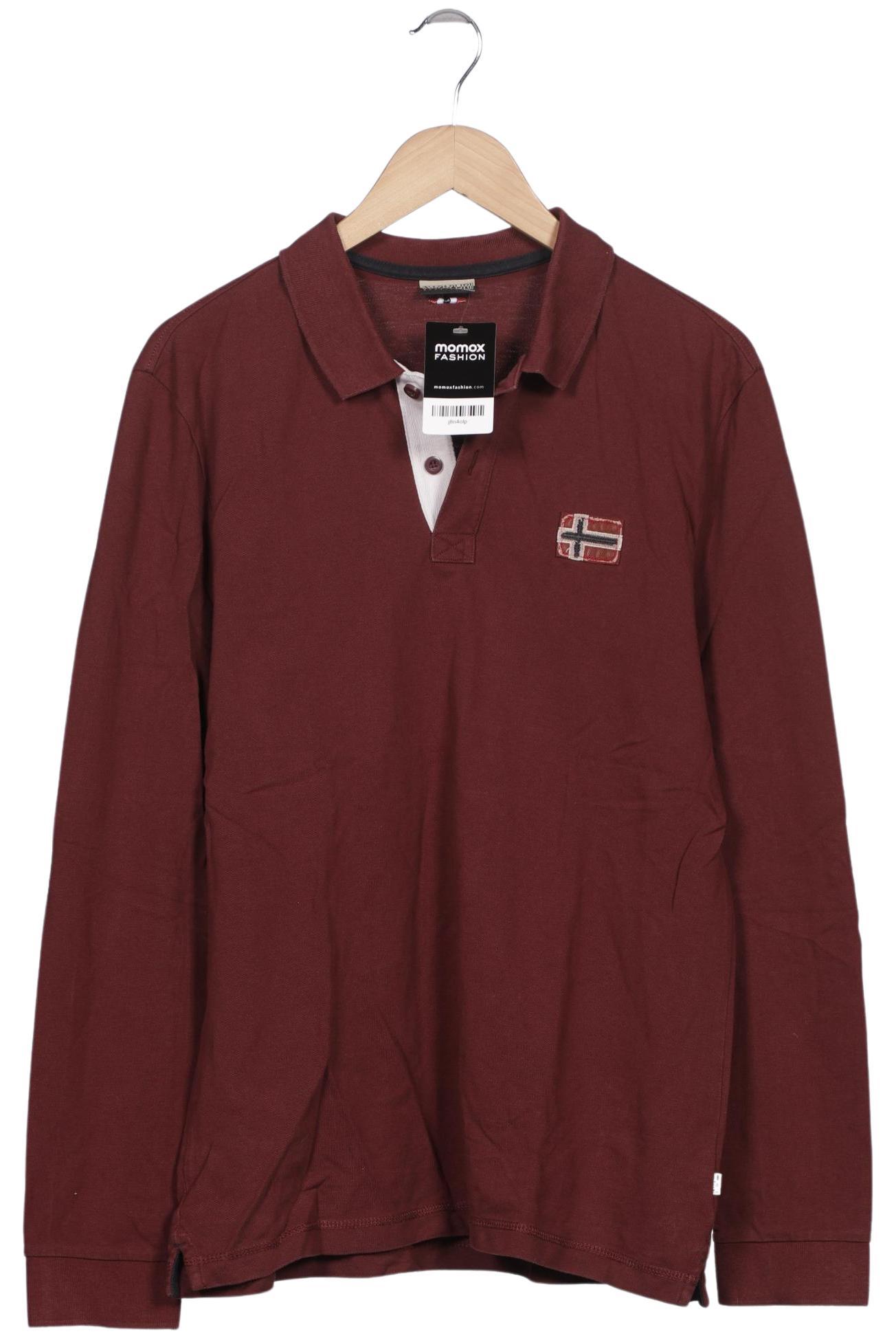 

Napapijri Herren Poloshirt, bordeaux, Gr. 52