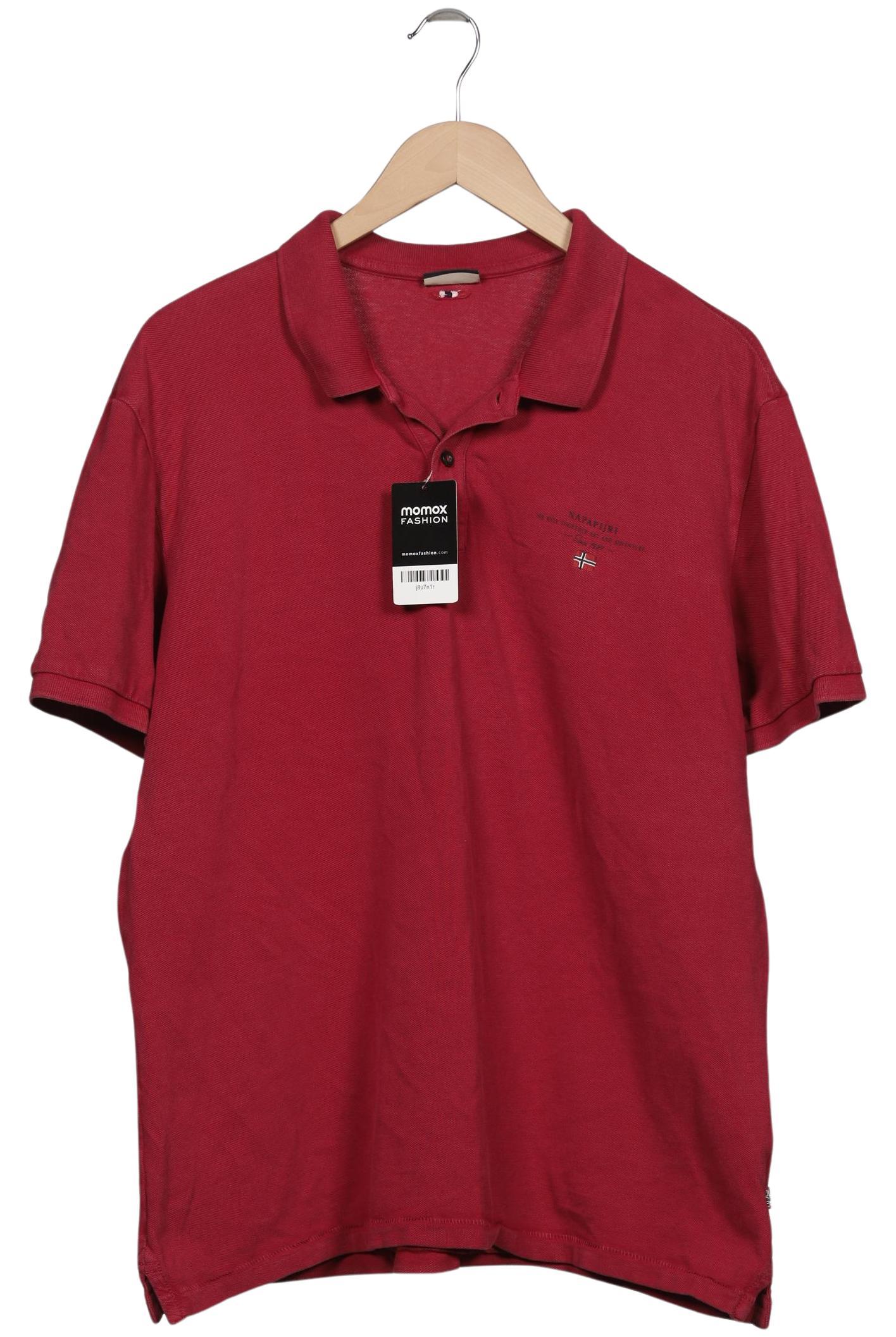 Thumbnail - Napapijri Herren Poloshirt, bordeaux, Gr. 56