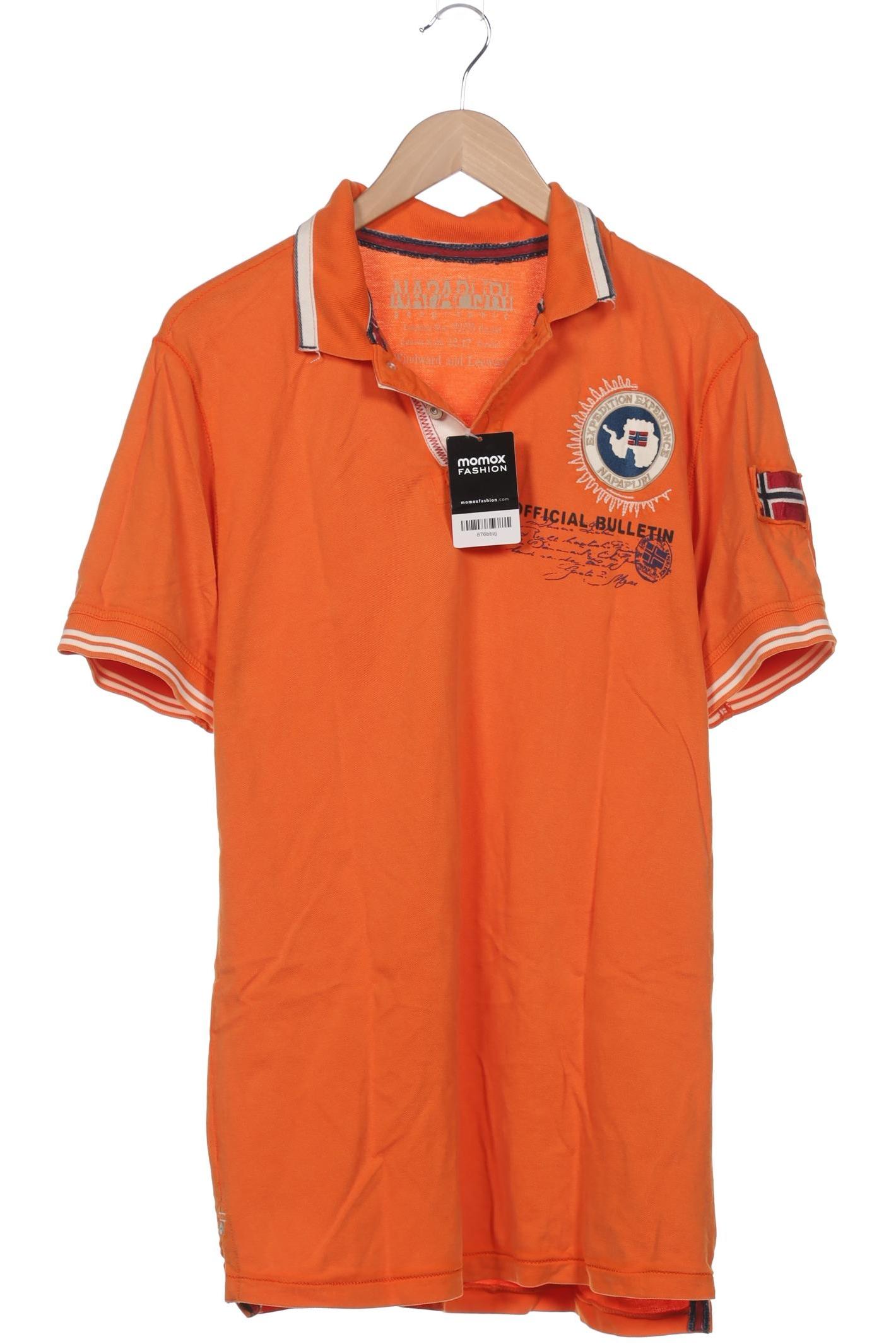 

Napapijri Herren Poloshirt, orange, Gr. 54
