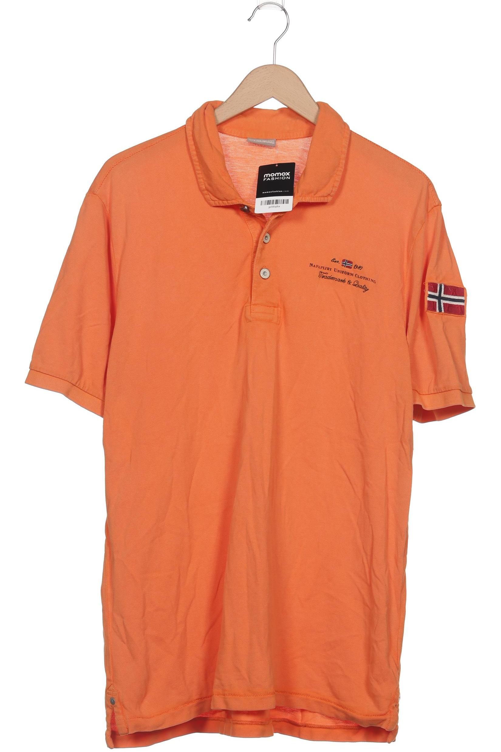 

Napapijri Herren Poloshirt, orange, Gr. 54