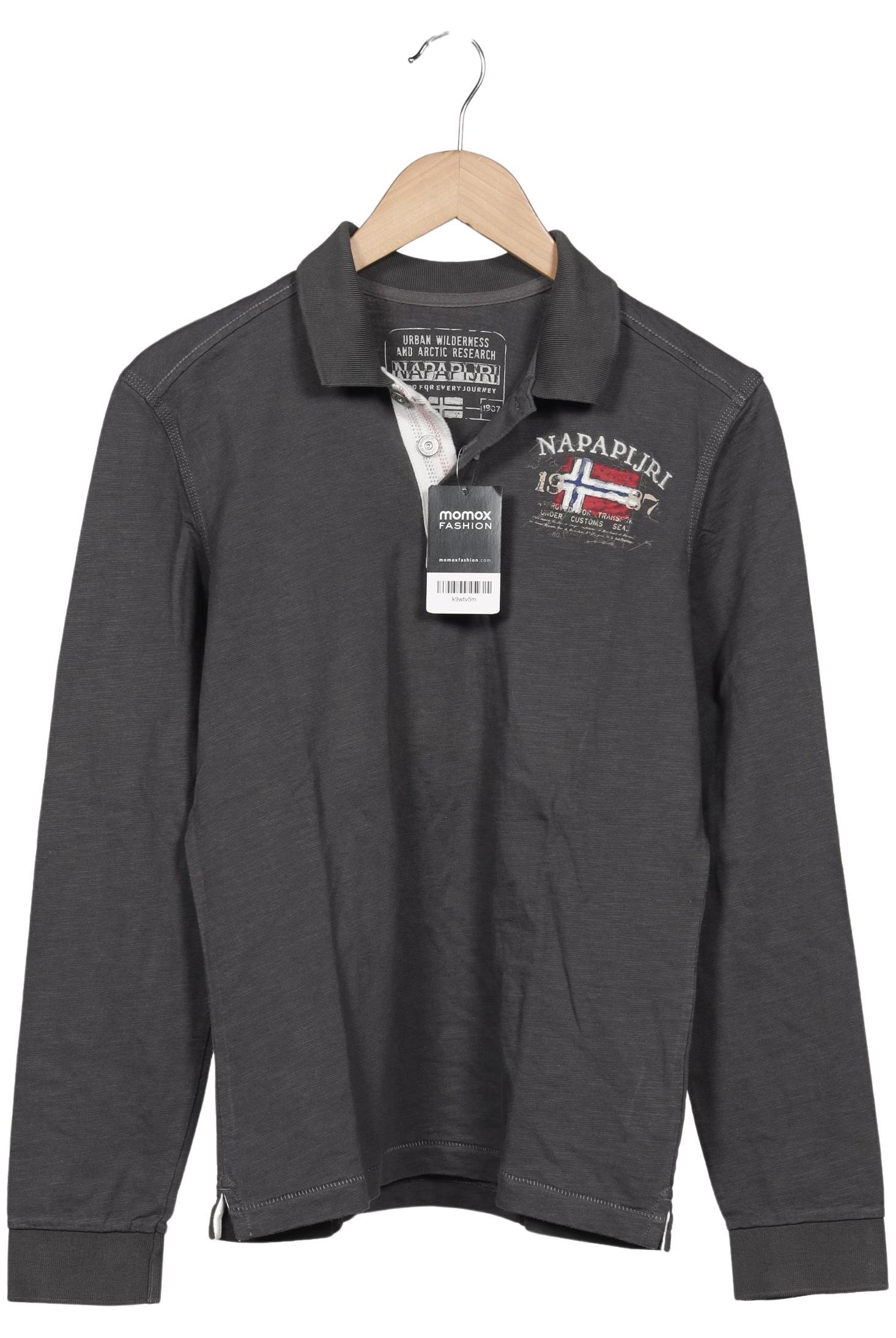 

Napapijri Herren Poloshirt, grau, Gr. 46