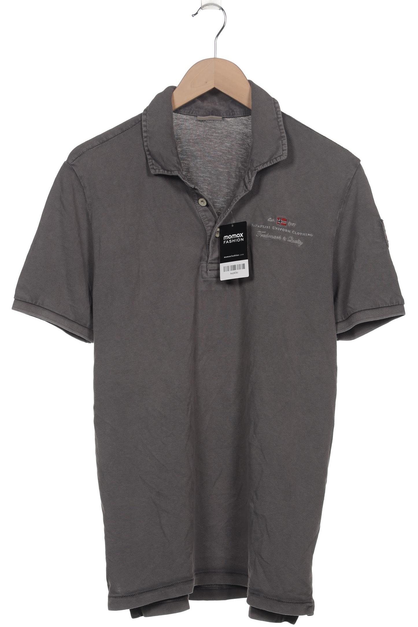 

Napapijri Herren Poloshirt, grau, Gr. 48