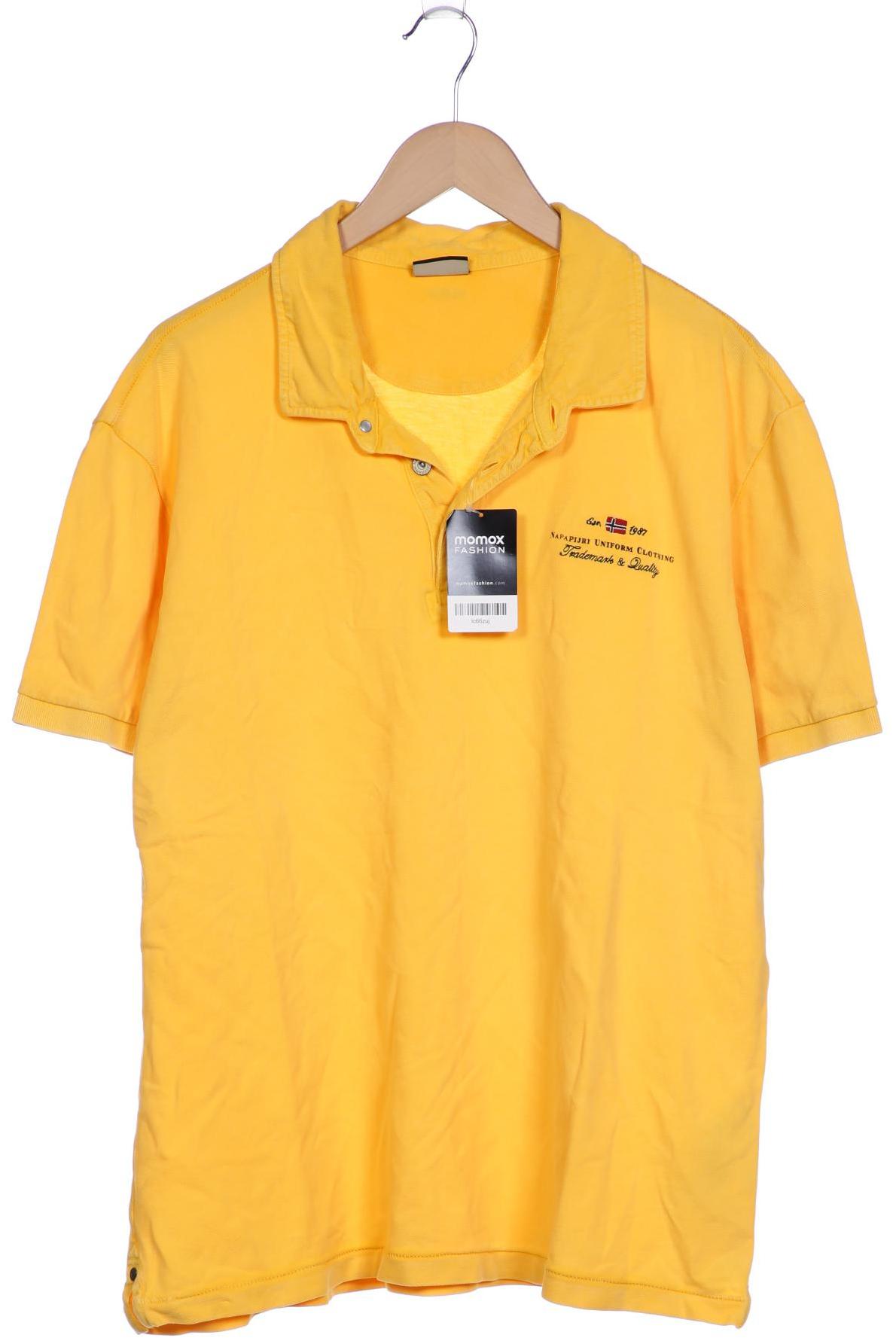 

Napapijri Herren Poloshirt, orange, Gr. 58