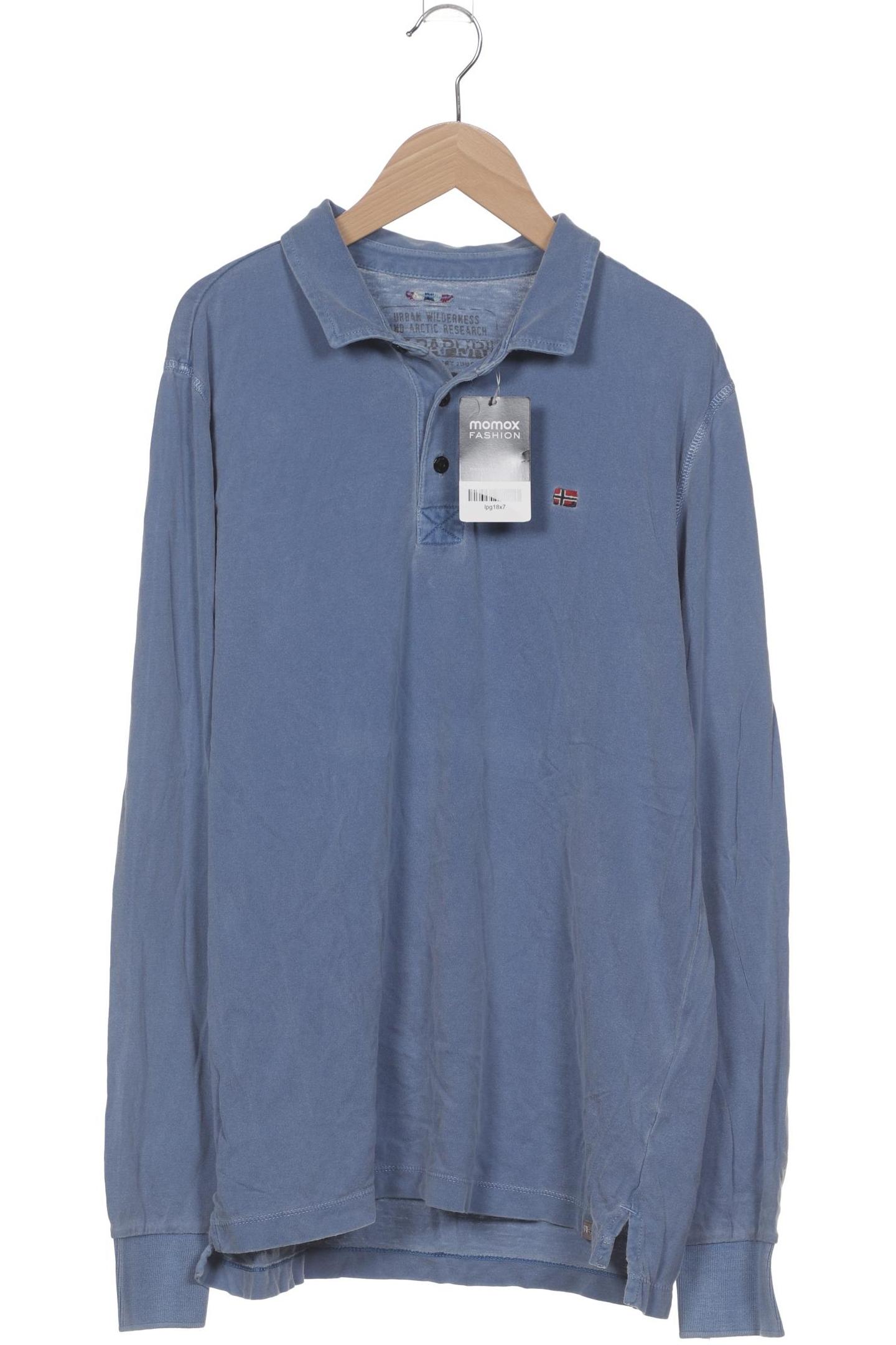 

Napapijri Herren Poloshirt, blau, Gr. 52