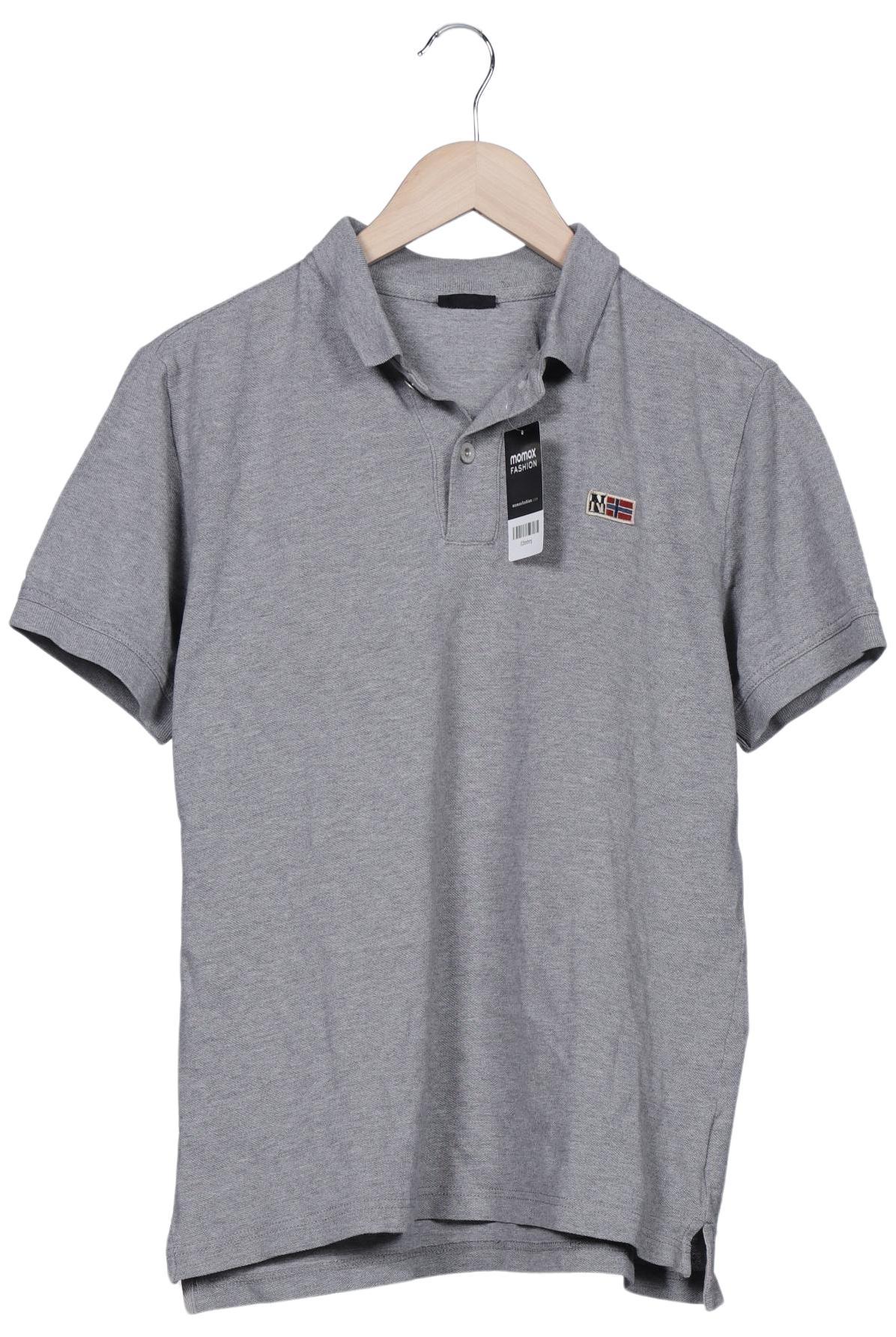 

Napapijri Herren Poloshirt, grau, Gr. 48