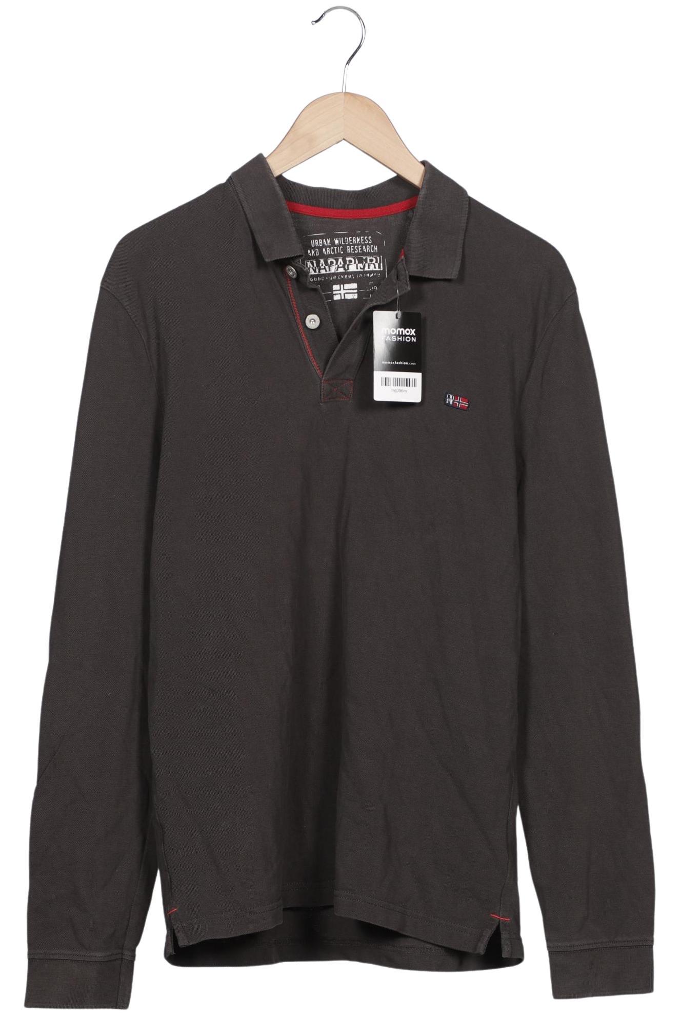 

Napapijri Herren Poloshirt, grau, Gr. 52
