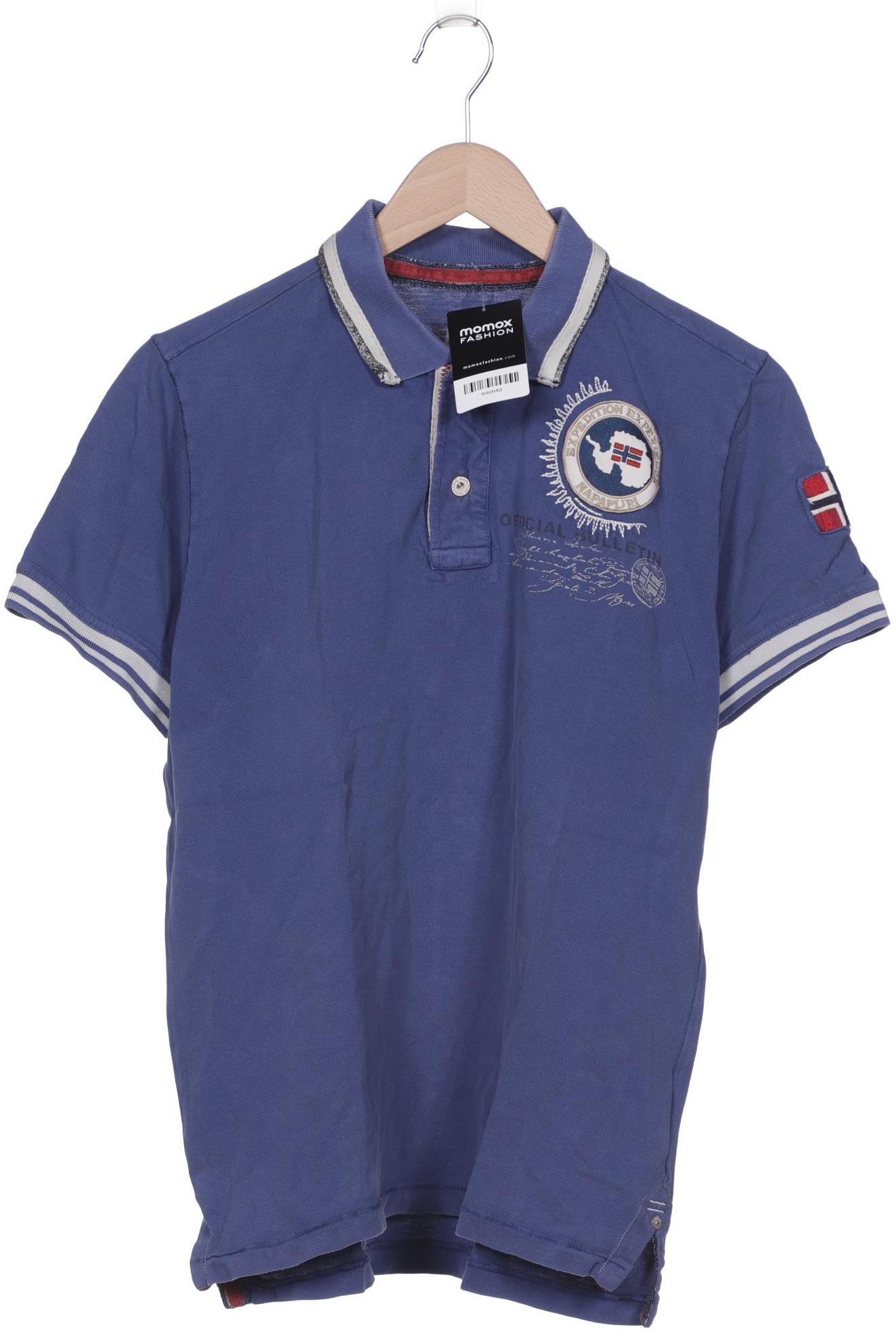

Napapijri Herren Poloshirt, blau, Gr. 48