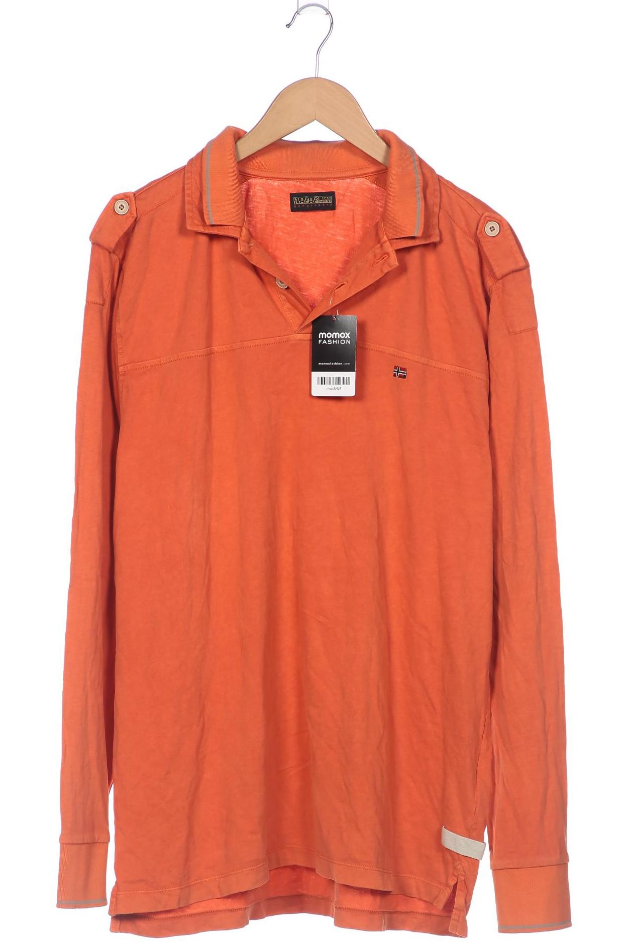 

Napapijri Herren Poloshirt, orange, Gr. 56