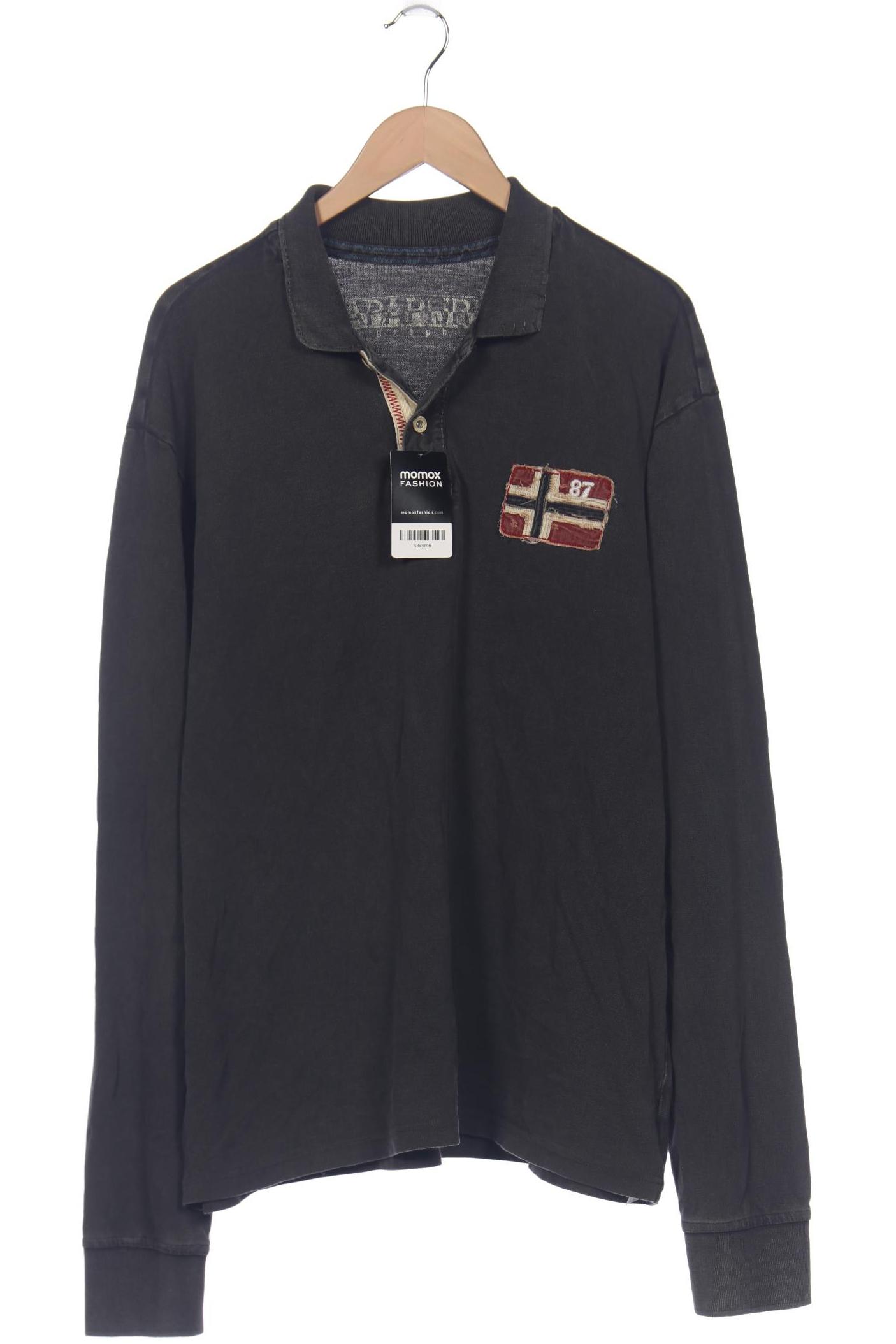 

Napapijri Herren Poloshirt, grau, Gr. 58