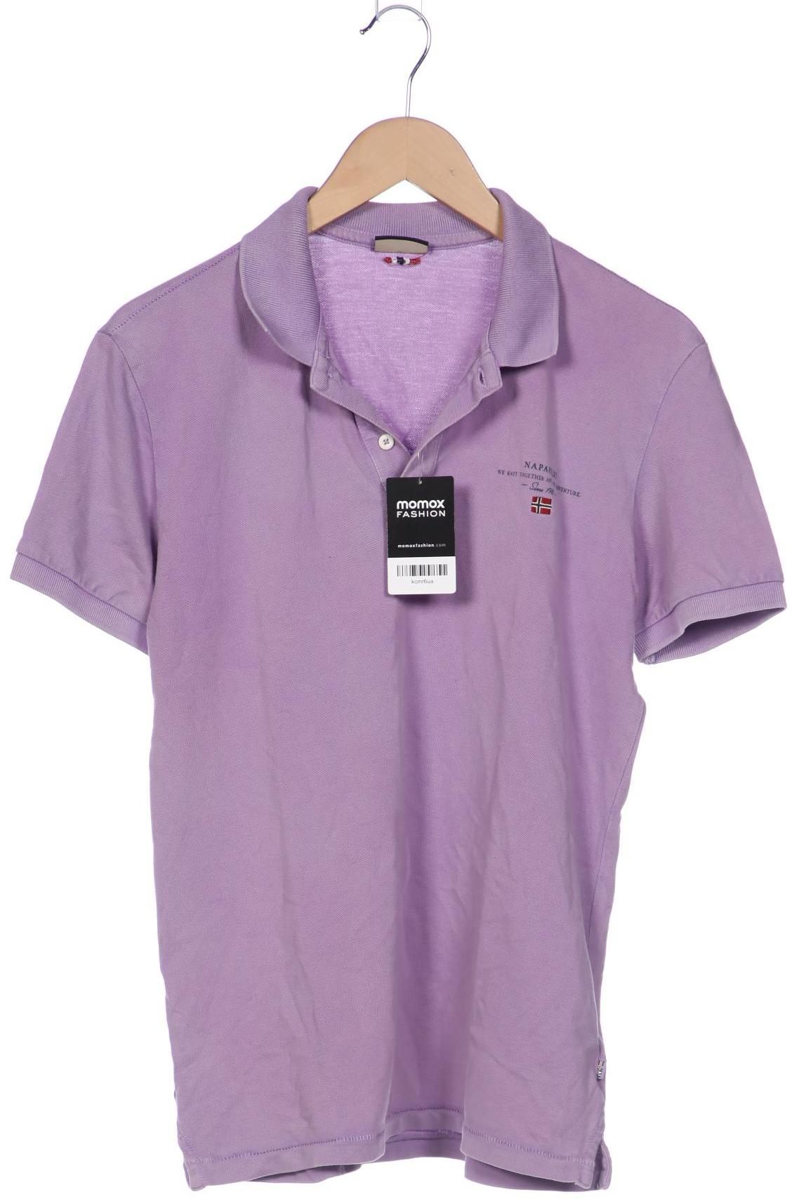 

Napapijri Herren Poloshirt, flieder, Gr. 46
