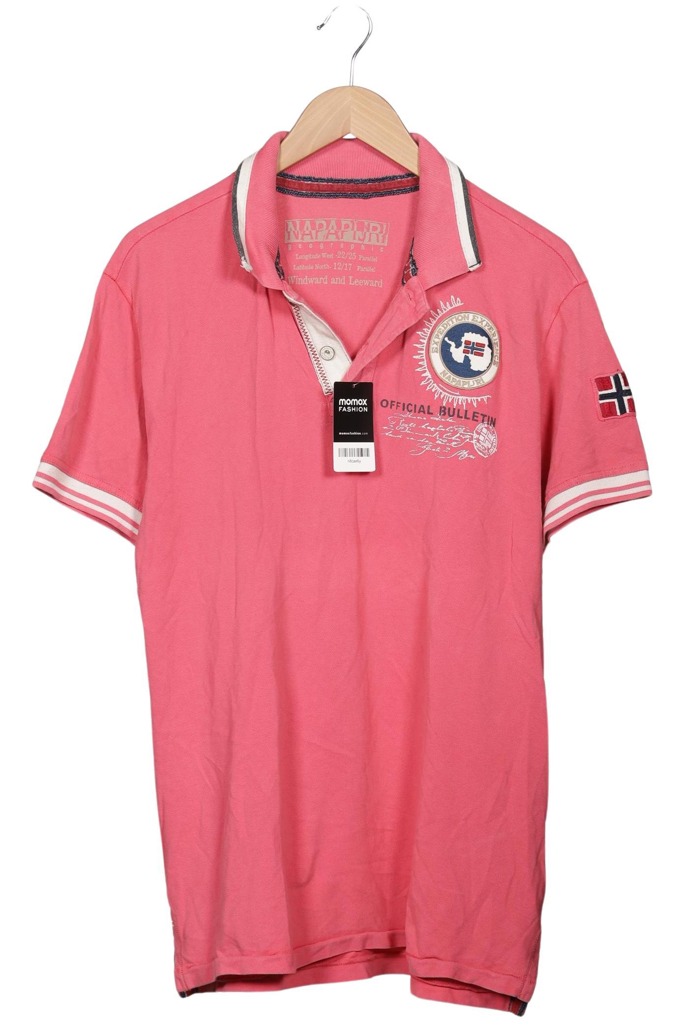 

Napapijri Herren Poloshirt, pink, Gr. 54